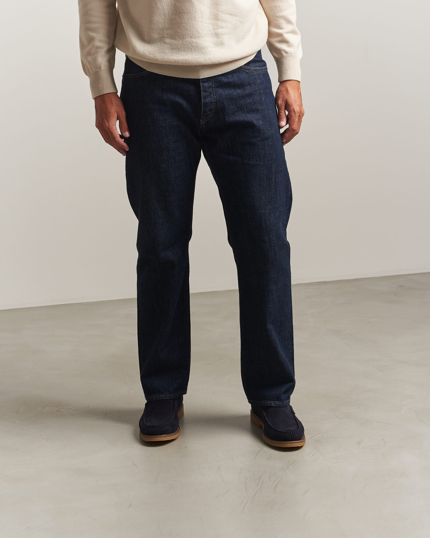Herre | Loafers | BOSS BLACK | Kope Suede Moccasin Dark Blue