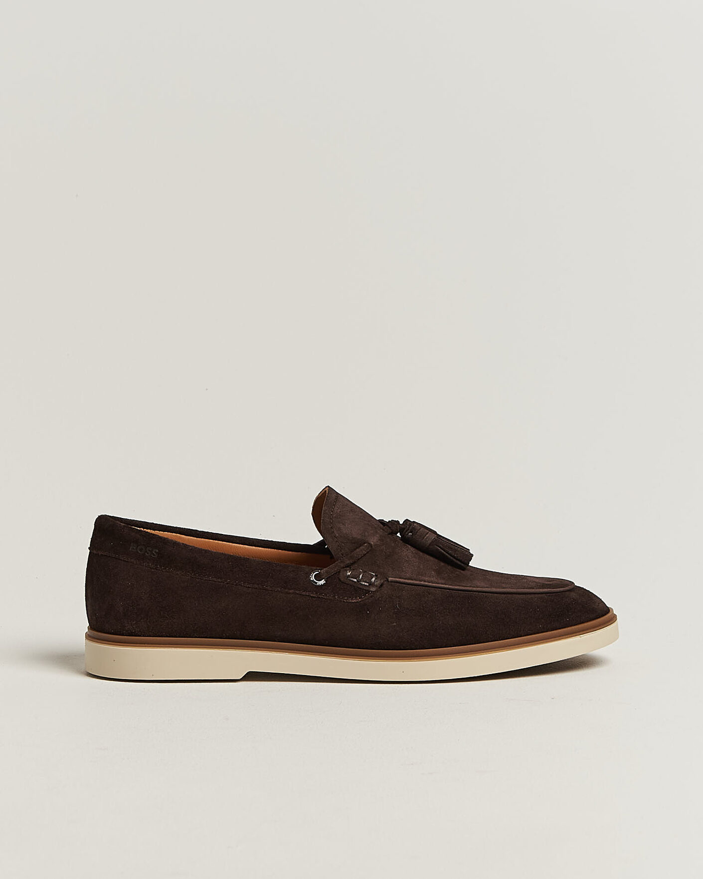 Herre | Loafers | BOSS BLACK | Hedley Suede Tassle Loafer Dark Brown