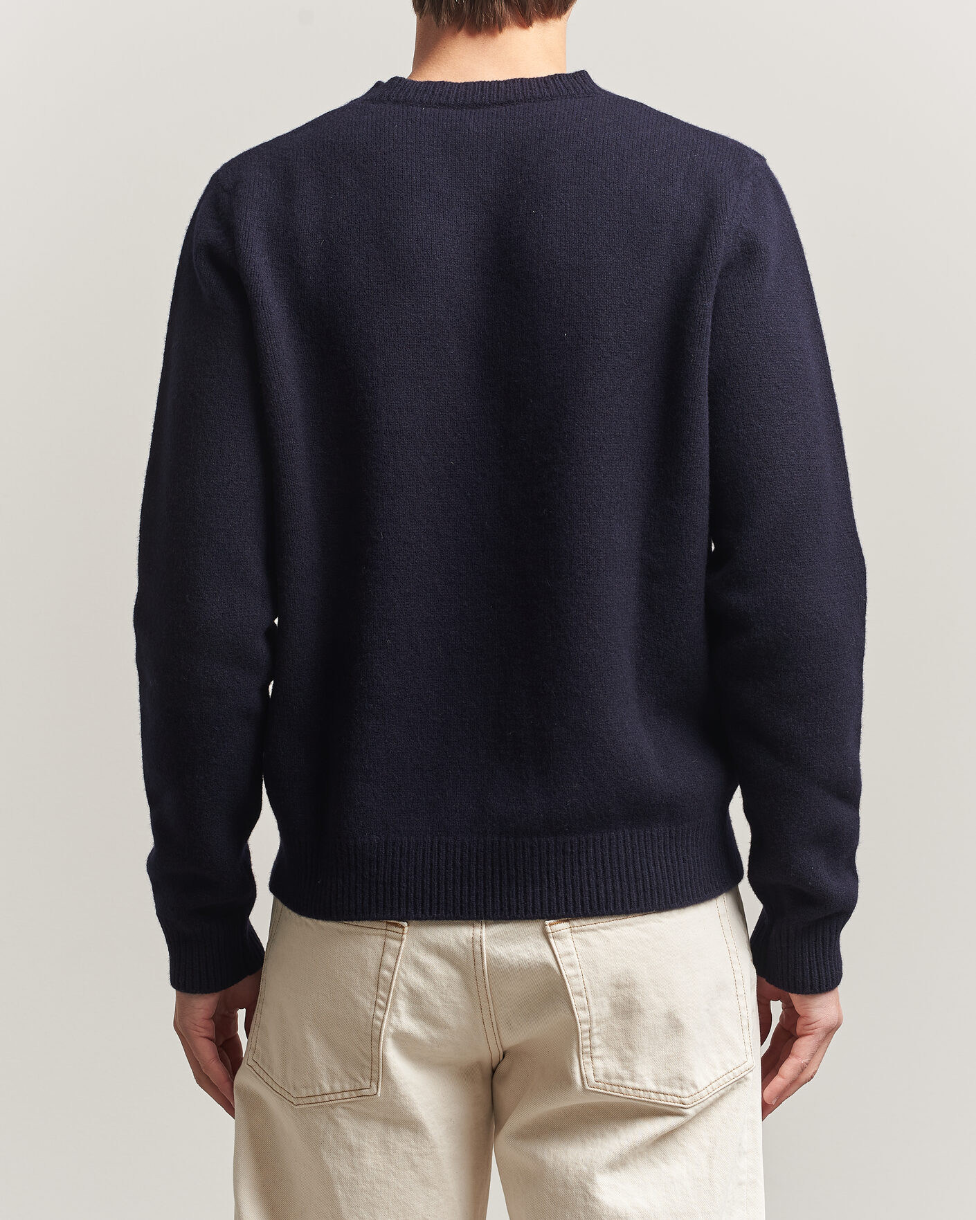 Herre | Gensere | A.P.C. | Edmond Wool Knitted Sweater Dark Navy