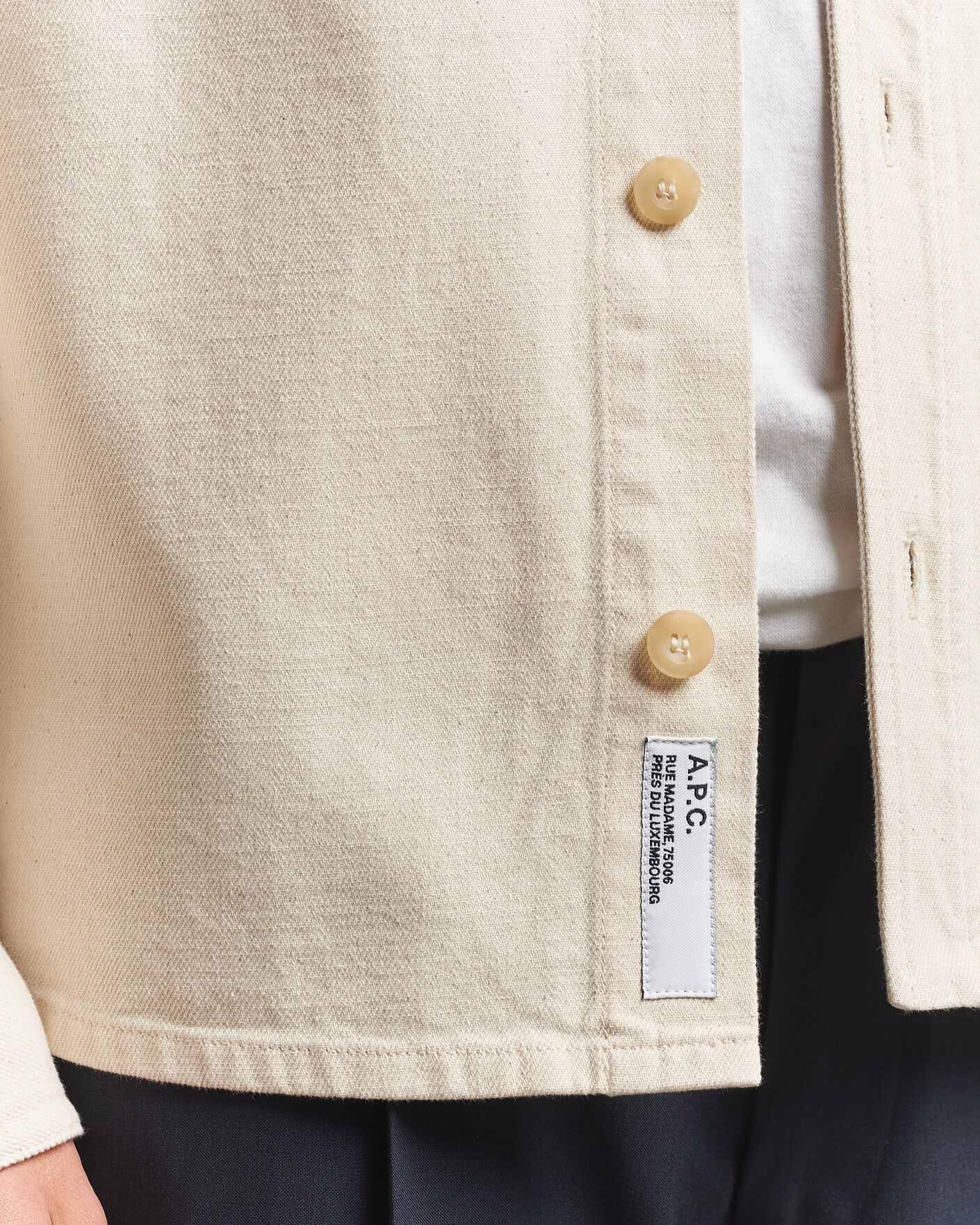 Herre | Skjorter | A.P.C. | Basile Overshirt Off White