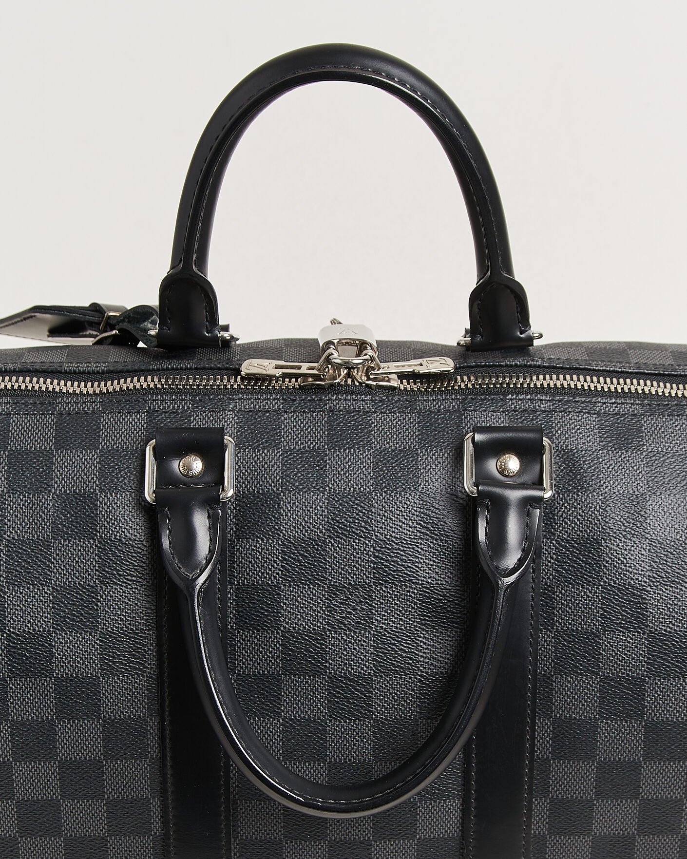 Herre | Pre-Owned & Vintage Bags | Louis Vuitton Pre-Owned | Keepall Bandouliére 45 Damier Graphite