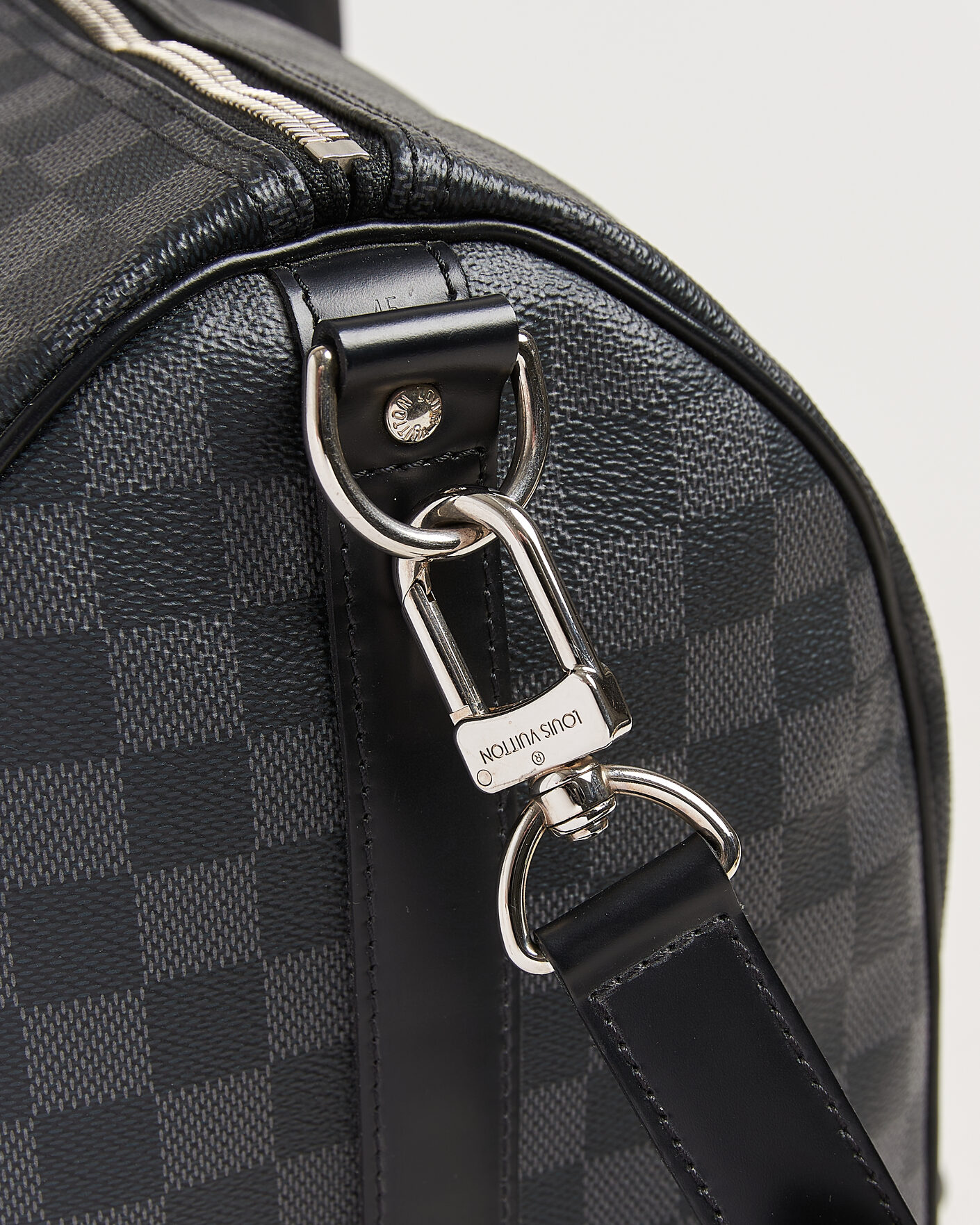 Herre | Pre-Owned & Vintage Bags | Louis Vuitton Pre-Owned | Keepall Bandouliére 45 Damier Graphite