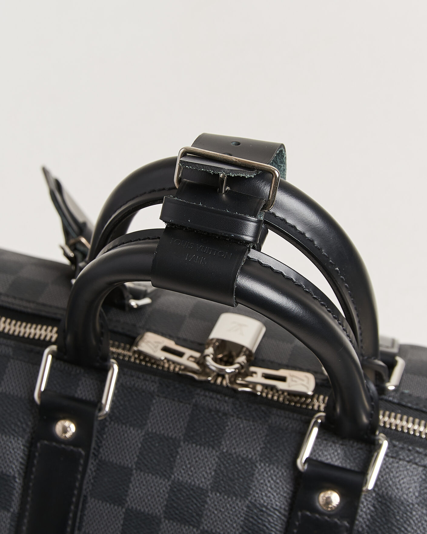 Herre | Pre-Owned & Vintage Bags | Louis Vuitton Pre-Owned | Keepall Bandouliére 45 Damier Graphite