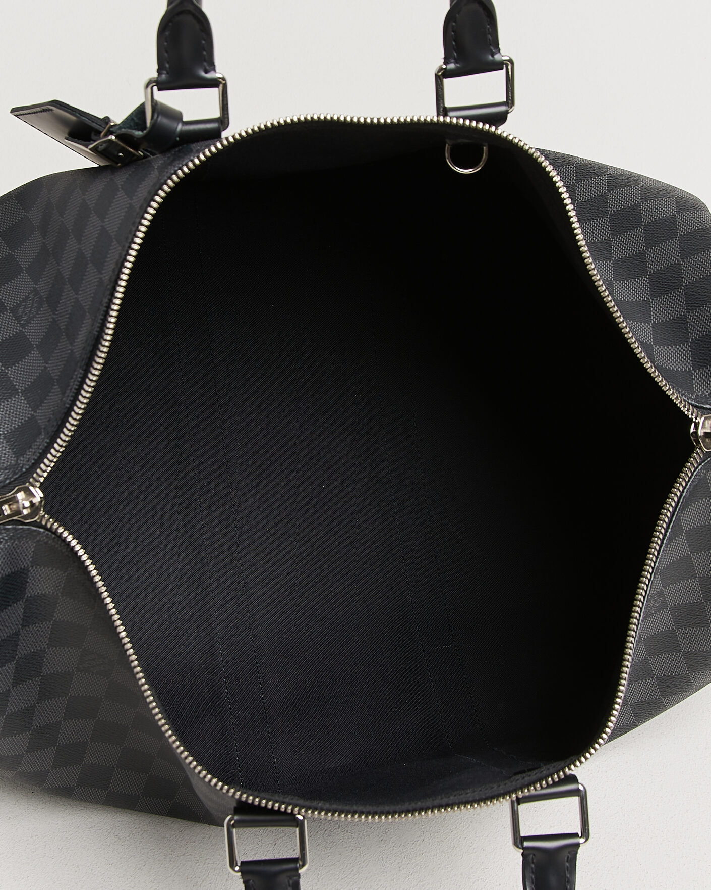 Herre | Pre-Owned & Vintage Bags | Louis Vuitton Pre-Owned | Keepall Bandouliére 45 Damier Graphite