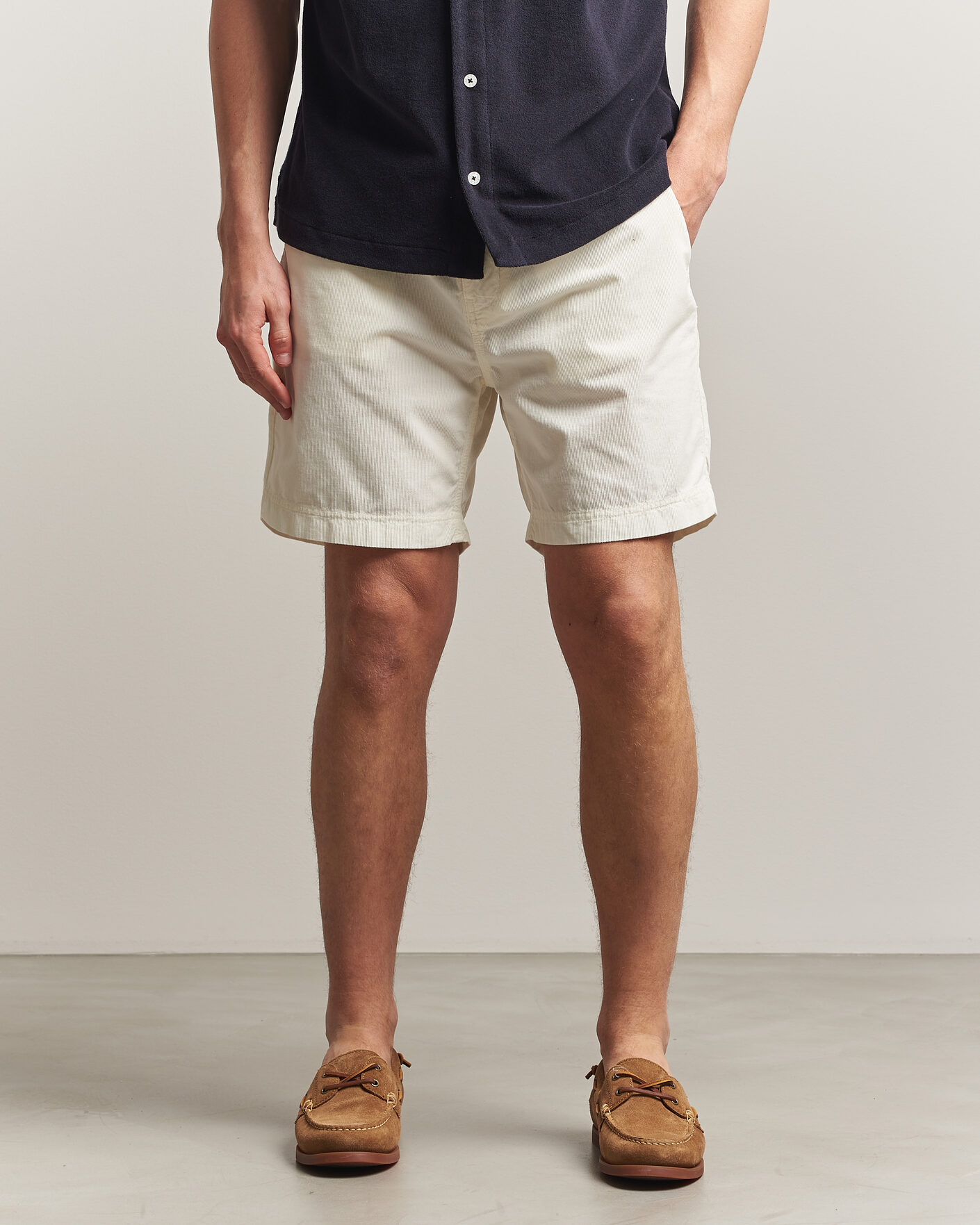 Herre | Shorts | Morris | Fenix Summer Cord Shorts Off White