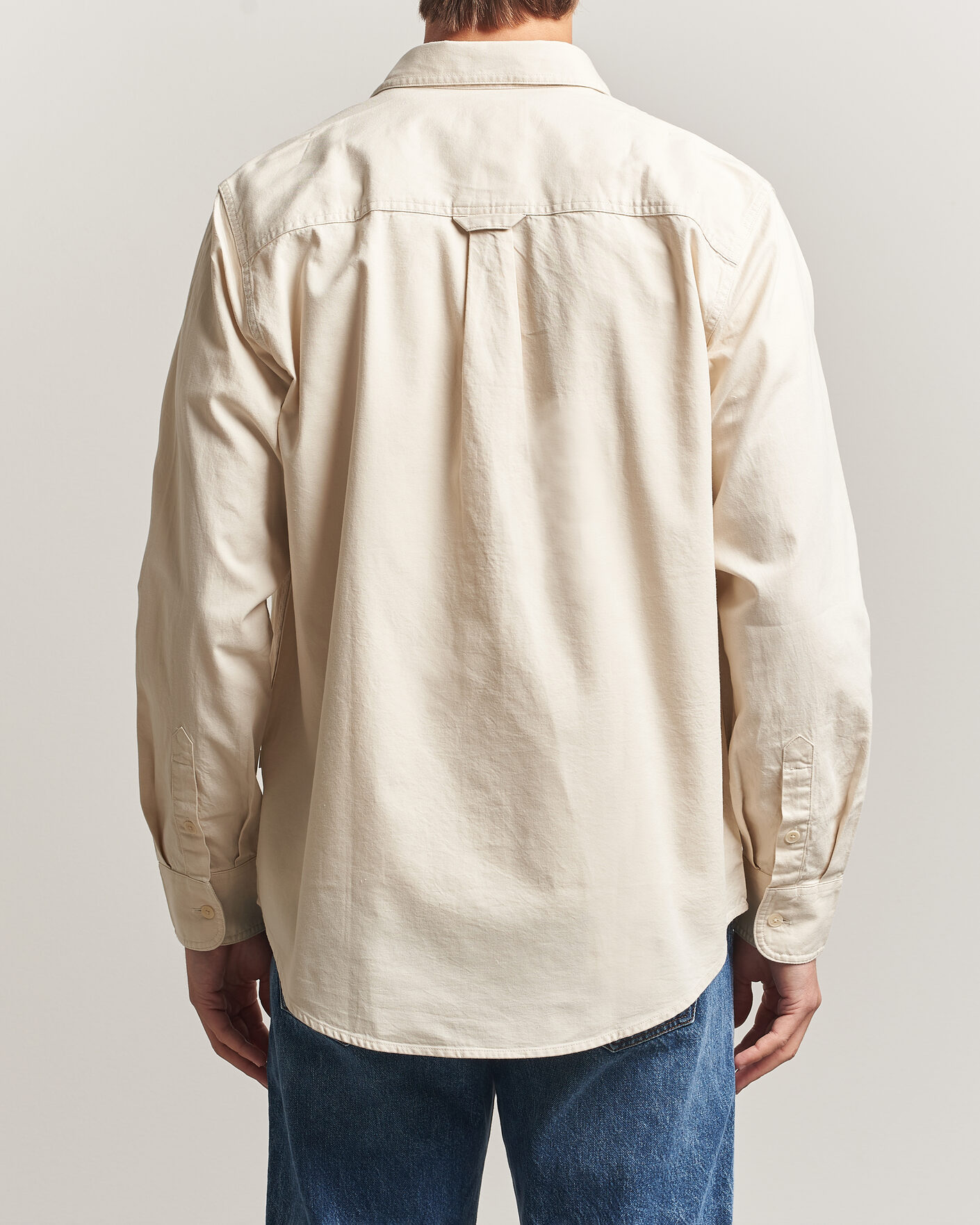 Herre | Skjorter | NN07 | Colby Twill Overshirt Ivory