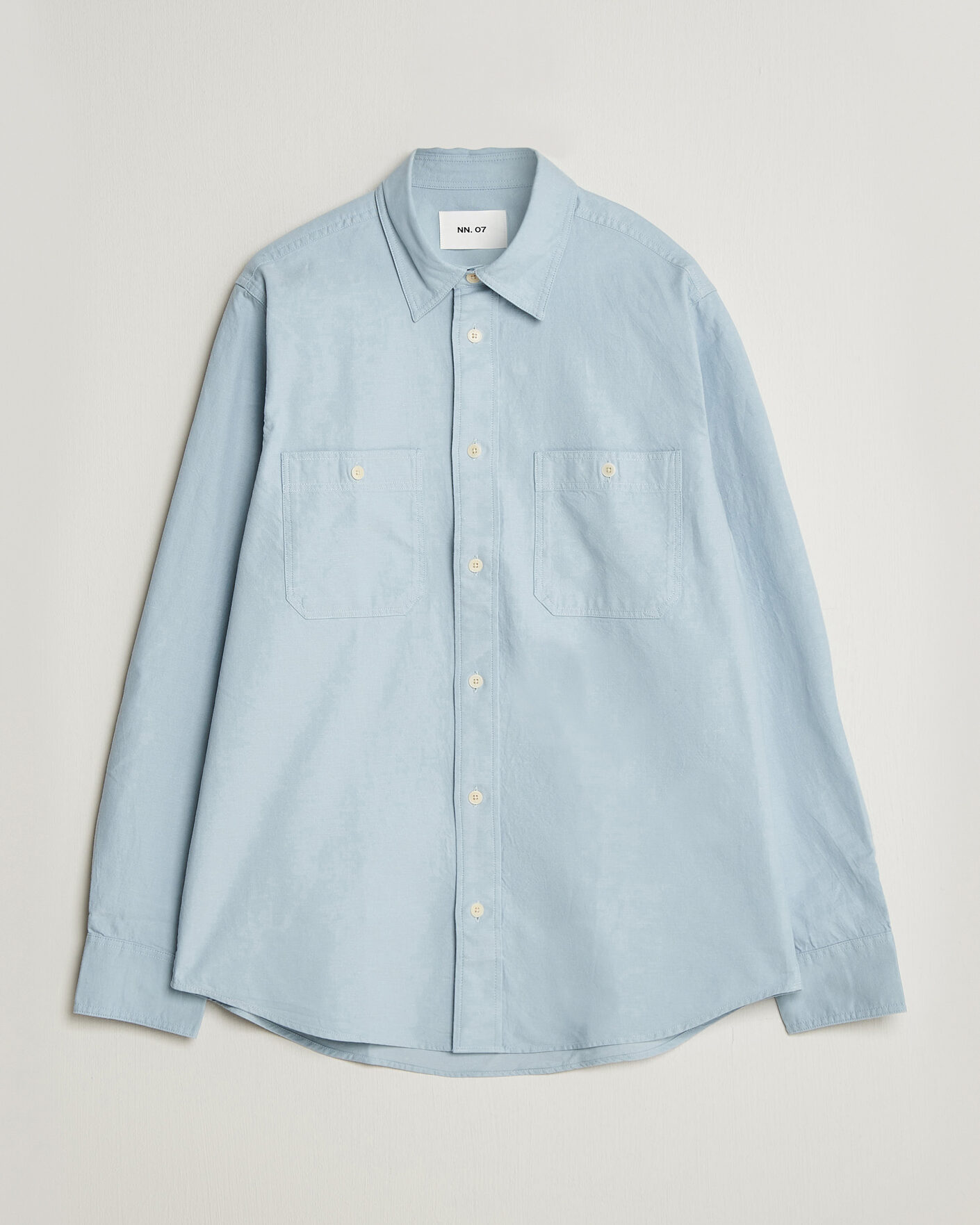Herre | Skjorter | NN07 | Colby Twill Overshirt Sky Mist