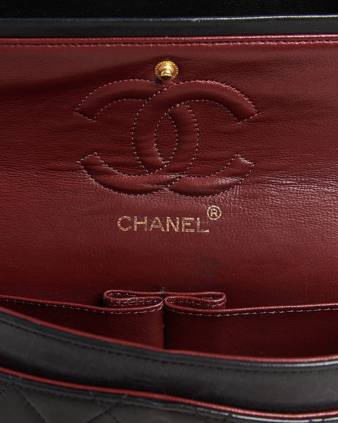 Herre | Chanel Pre-Owned Classic Small Double Flap Bag Black | Chanel Pre-Owned | Classic Small Double Flap Bag Black