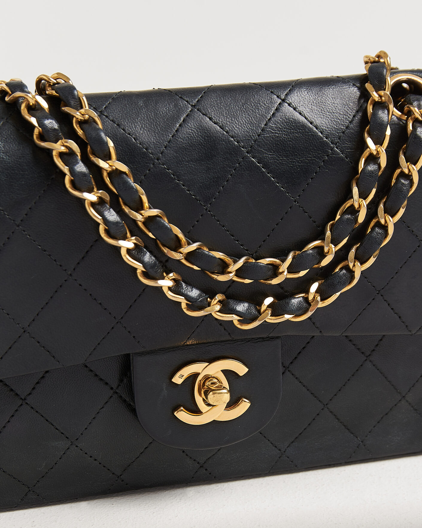 Herre | Chanel Pre-Owned Classic Small Double Flap Bag Black | Chanel Pre-Owned | Classic Small Double Flap Bag Black