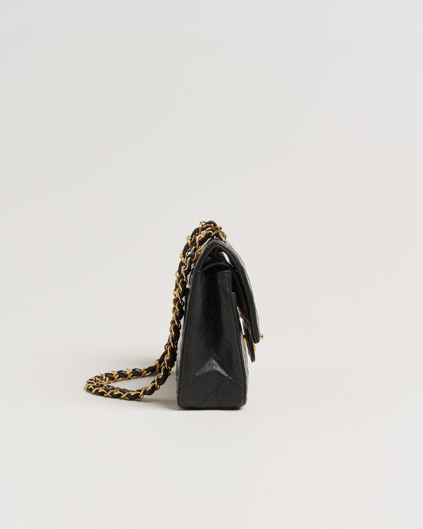Herre | Chanel Pre-Owned Classic Small Double Flap Bag Black | Chanel Pre-Owned | Classic Small Double Flap Bag Black
