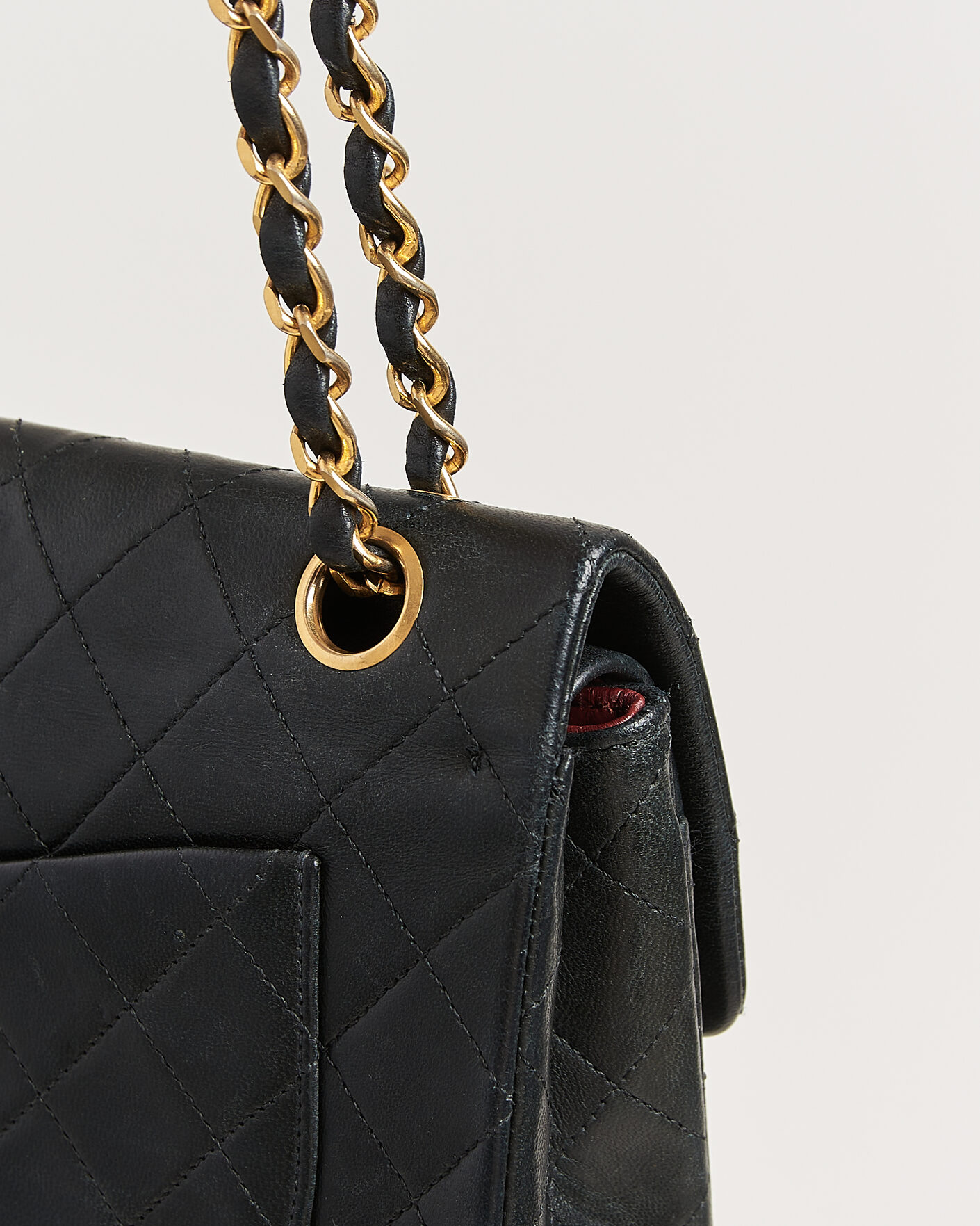 Herre | Chanel Pre-Owned Classic Small Double Flap Bag Black | Chanel Pre-Owned | Classic Small Double Flap Bag Black