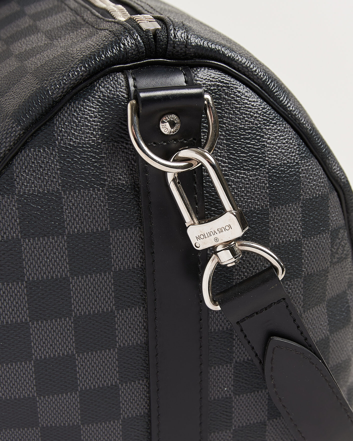 Herre | Pre-Owned & Vintage Bags | Louis Vuitton Pre-Owned | Keepall 45 Bandouliére Damier Graphite