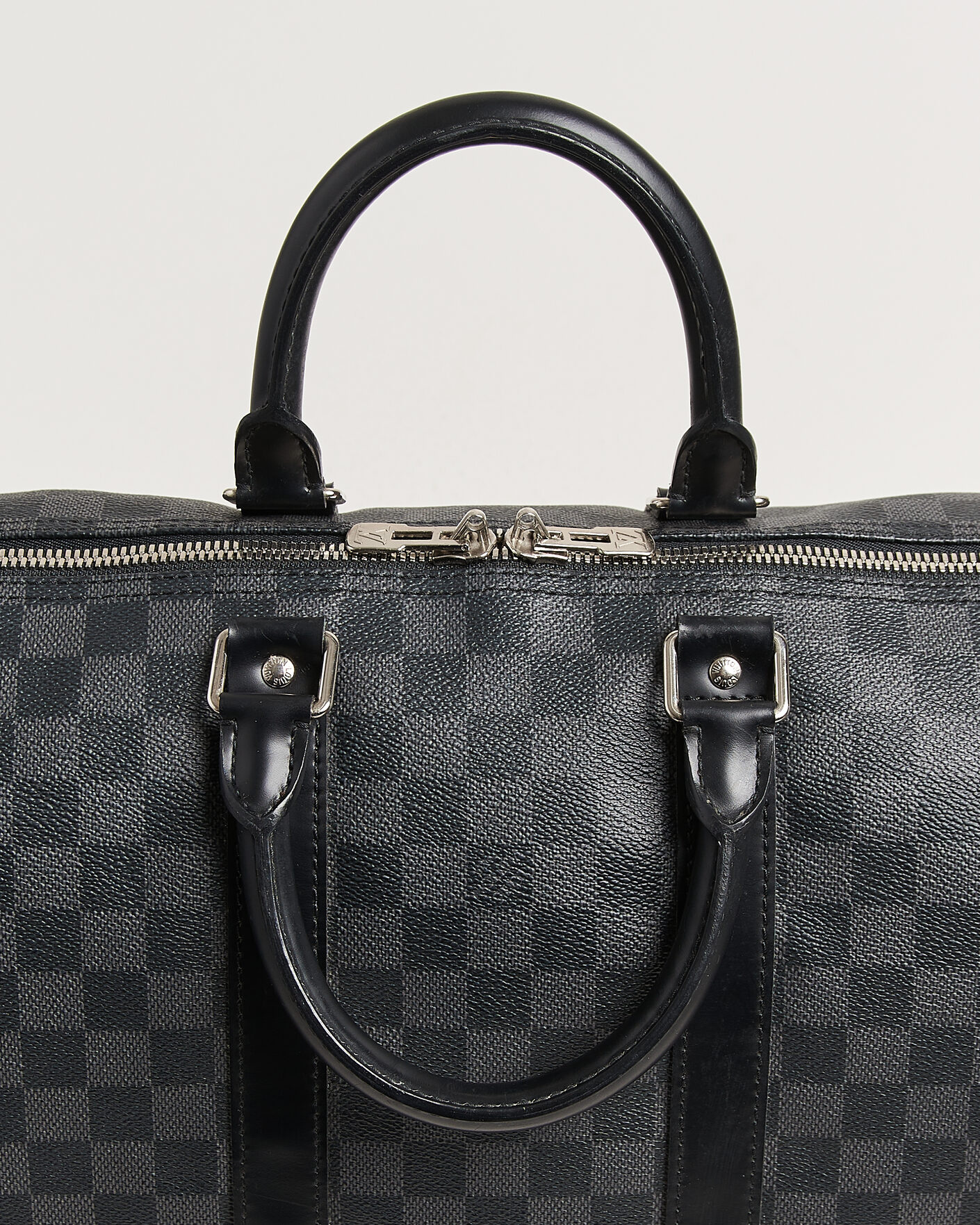 Herre | Pre-Owned & Vintage Bags | Louis Vuitton Pre-Owned | Keepall 45 Bandouliére Damier Graphite