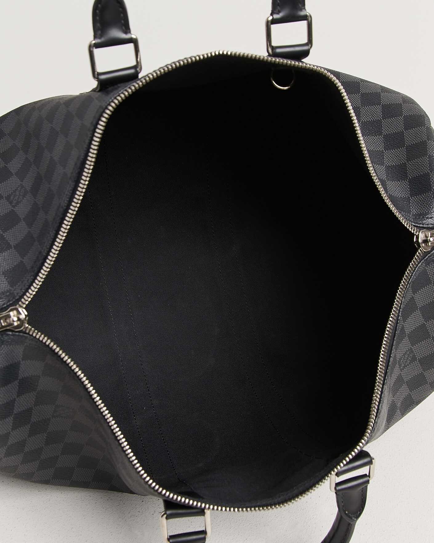 Herre | Pre-Owned & Vintage Bags | Louis Vuitton Pre-Owned | Keepall 45 Bandouliére Damier Graphite