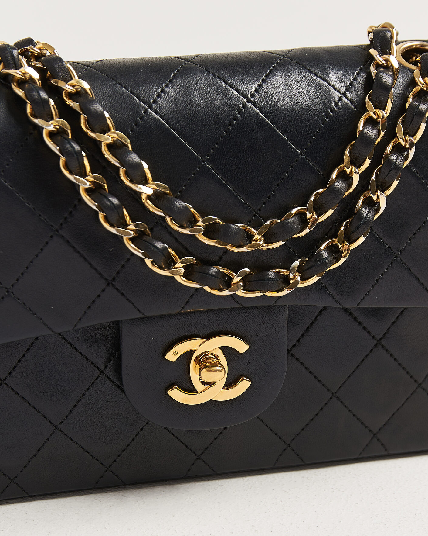 Herre | Chanel Pre-Owned Classic Small Double Flap Bag Black | Chanel Pre-Owned | Classic Small Double Flap Bag Black