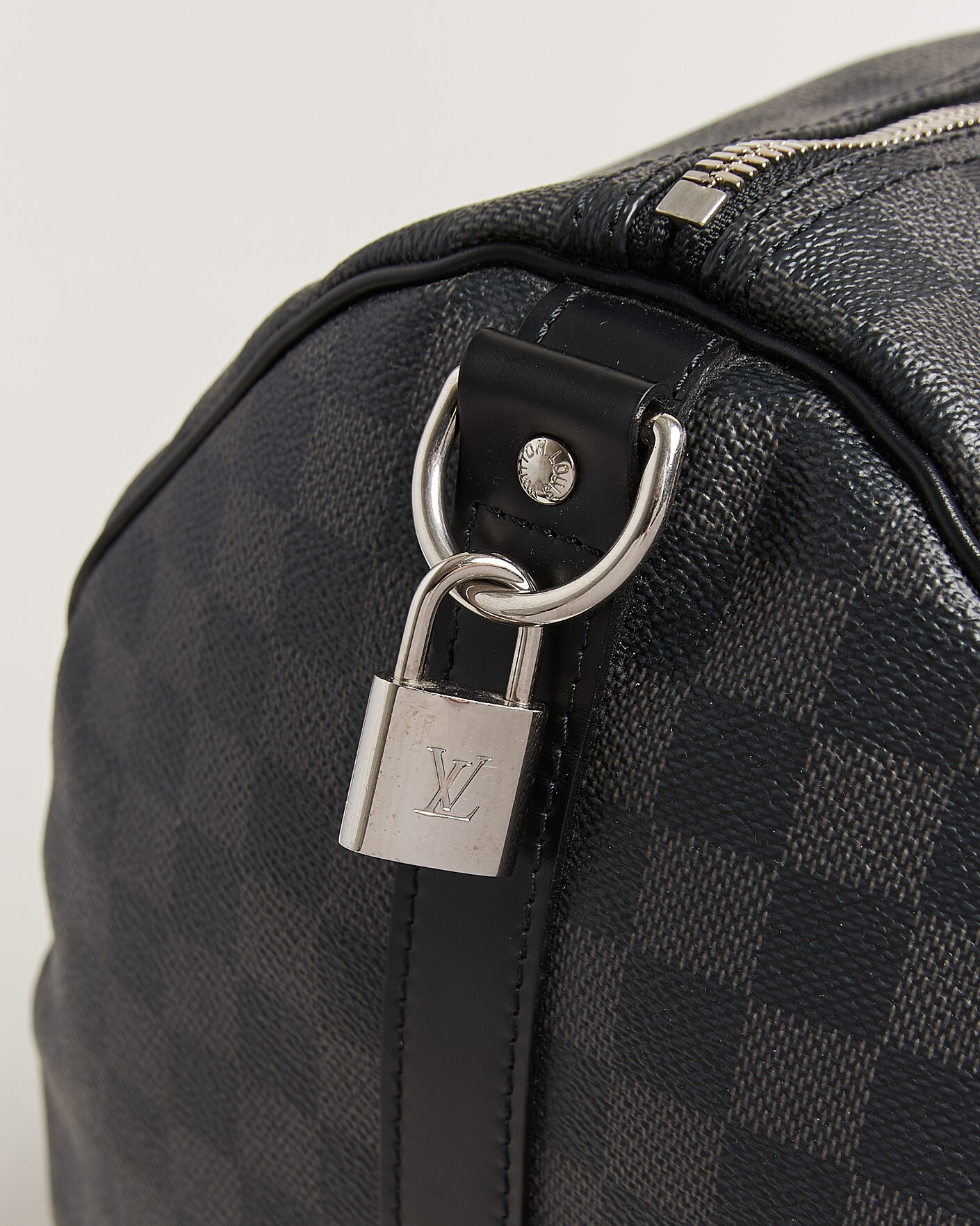 Herre | Pre-Owned & Vintage Bags | Louis Vuitton Pre-Owned | Keepall 55 Bandouliére Damier Graphite