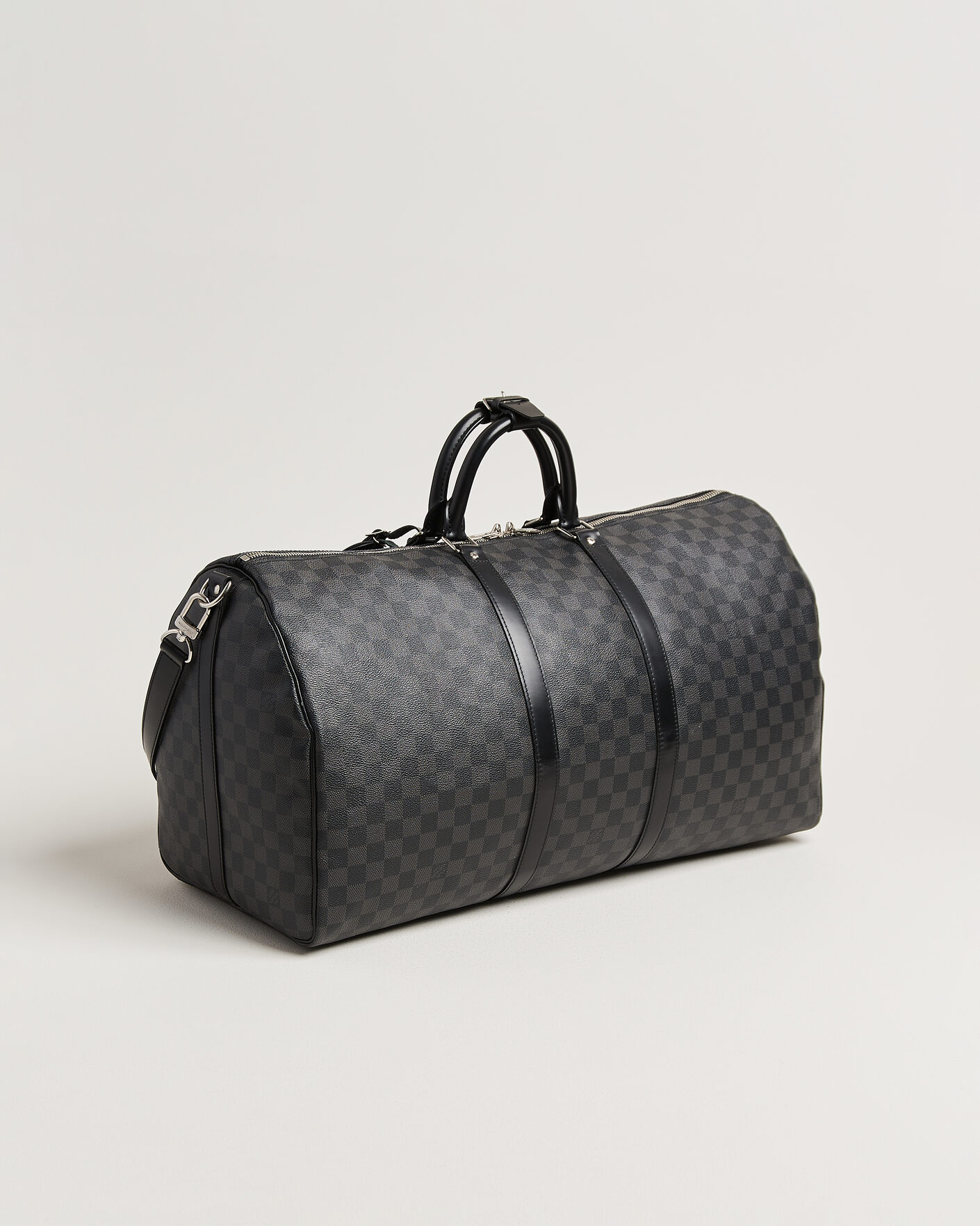 Herre | Pre-Owned & Vintage Bags | Louis Vuitton Pre-Owned | Keepall 55 Bandouliére Damier Graphite