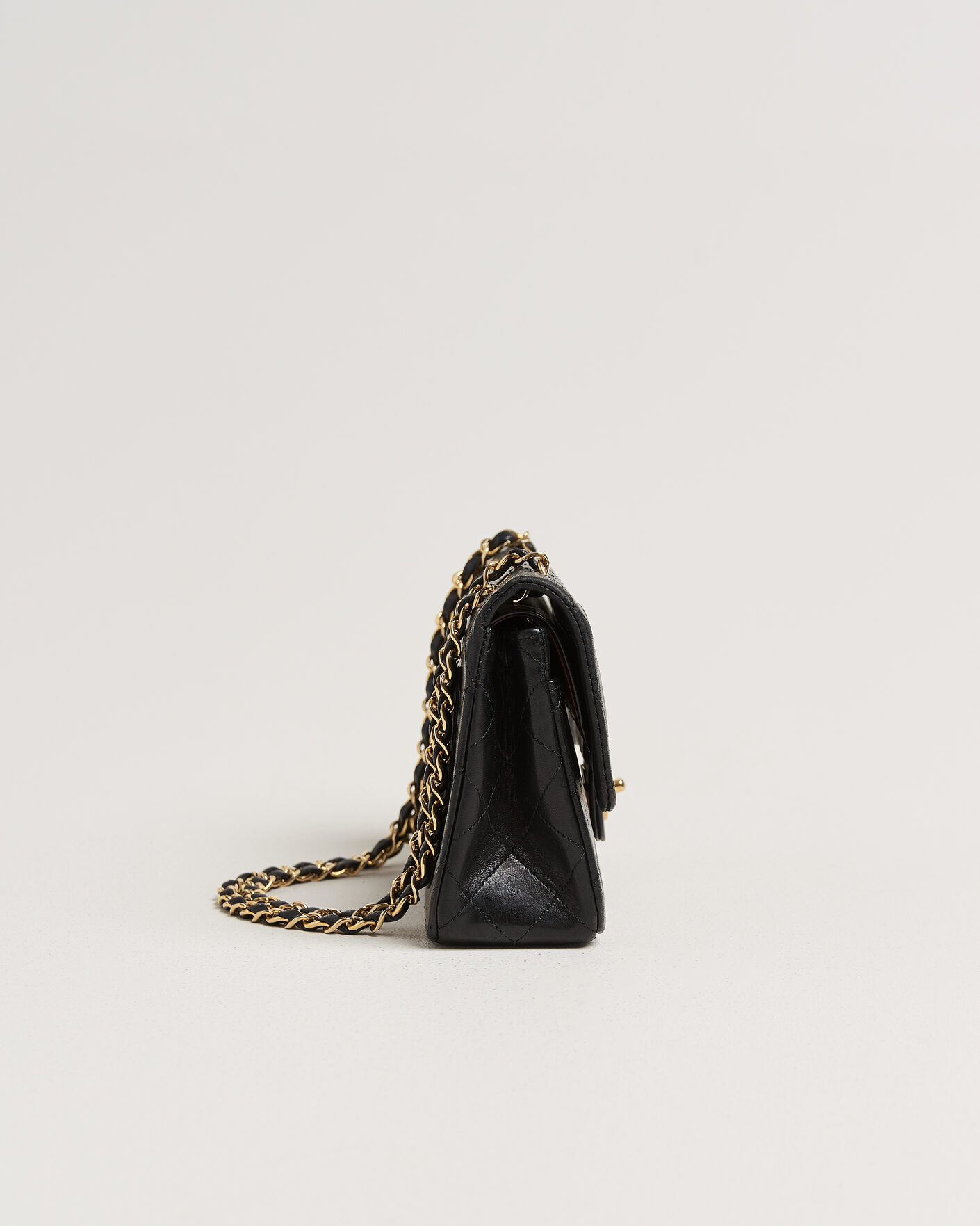 Herre | Pre-Owned & Vintage Bags | Chanel Pre-Owned | Classic Small Double Flap Bag Black