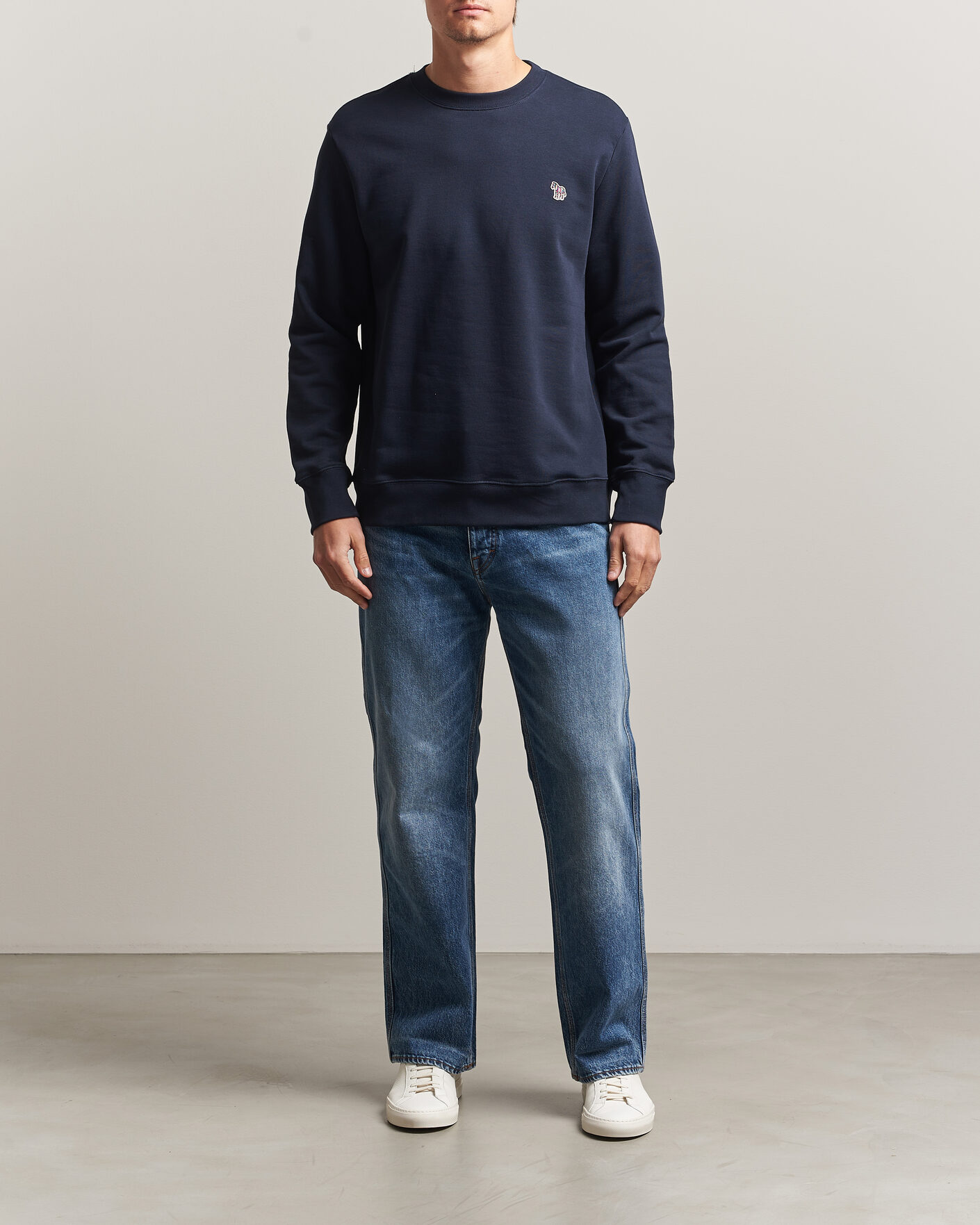 Herre | Gensere | PS Paul Smith | Zebra Organic Cotton Sweatshirt Navy