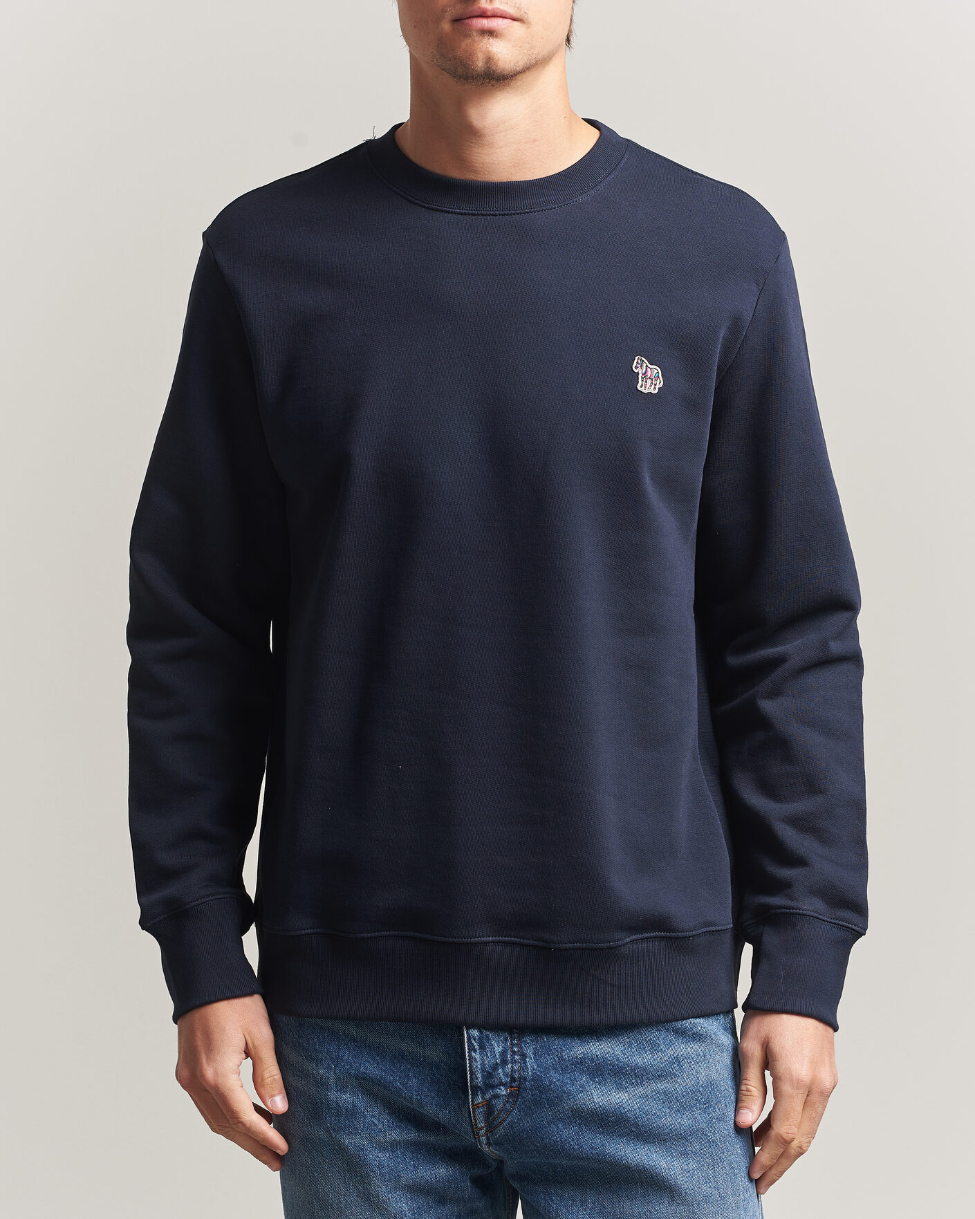 Herre | Gensere | PS Paul Smith | Zebra Organic Cotton Sweatshirt Navy