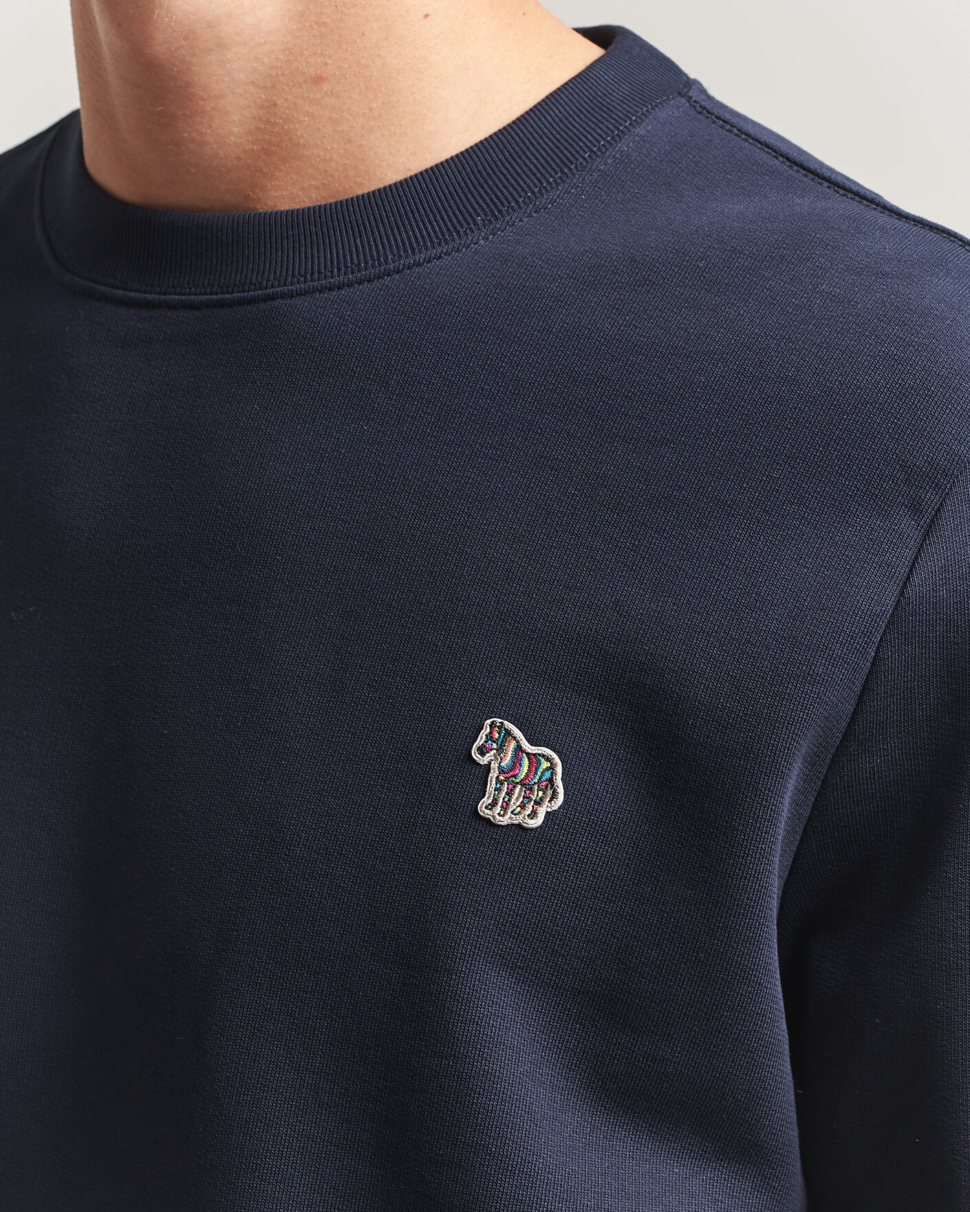 Herre | Gensere | PS Paul Smith | Zebra Organic Cotton Sweatshirt Navy