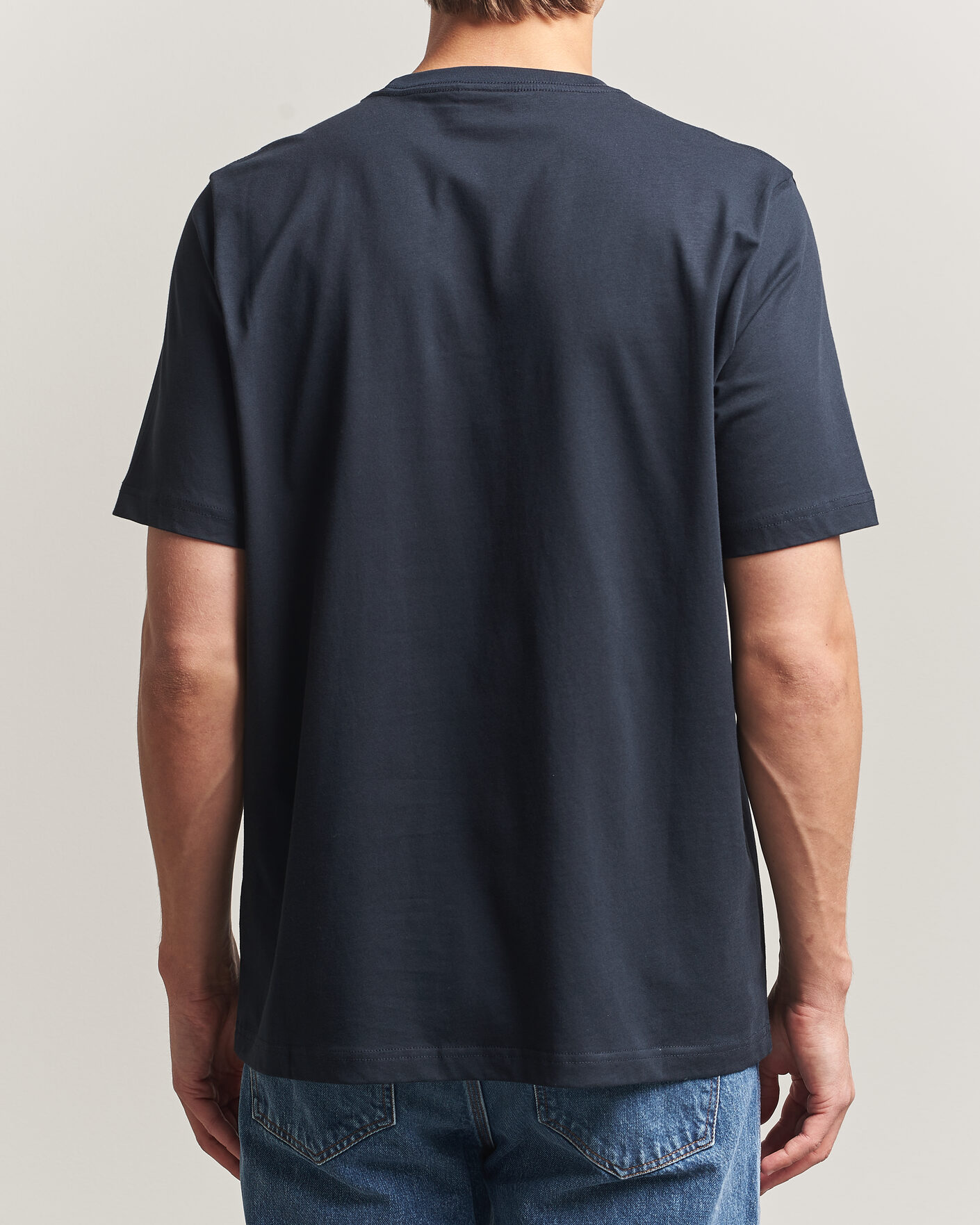 Herre | T-Shirts | PS Paul Smith | Organic Cotton Zebra T-Shirt Navy