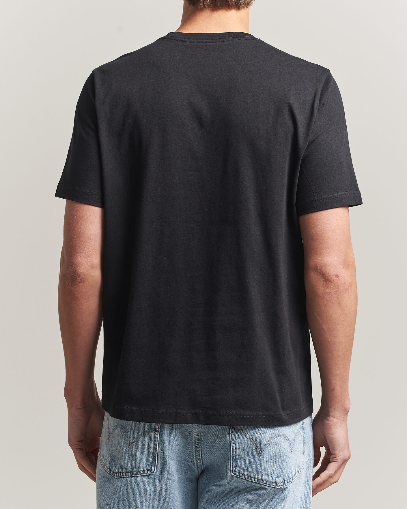 Herre | T-Shirts | PS Paul Smith | Slides Crew Neck T-Shirt Black