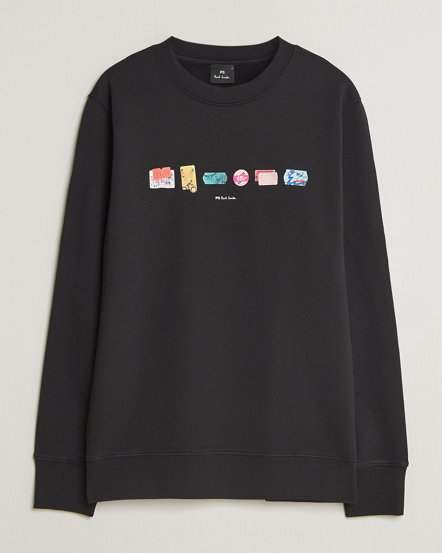 Herre | Gensere | PS Paul Smith | In A Row Crew Neck Sweatshirt Black