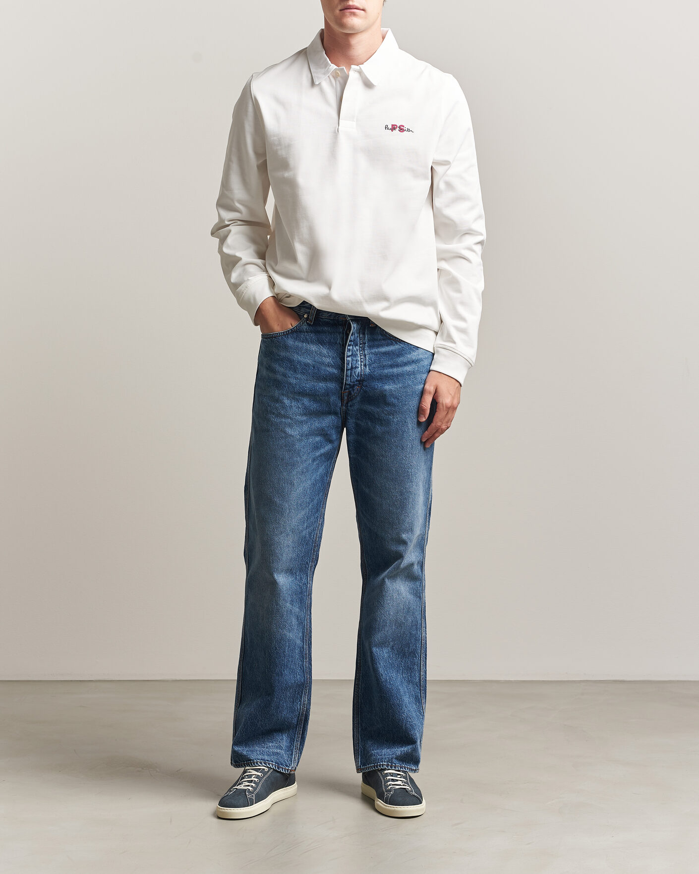 Herre | Gensere | PS Paul Smith | Organic Cotton Rugger Off White