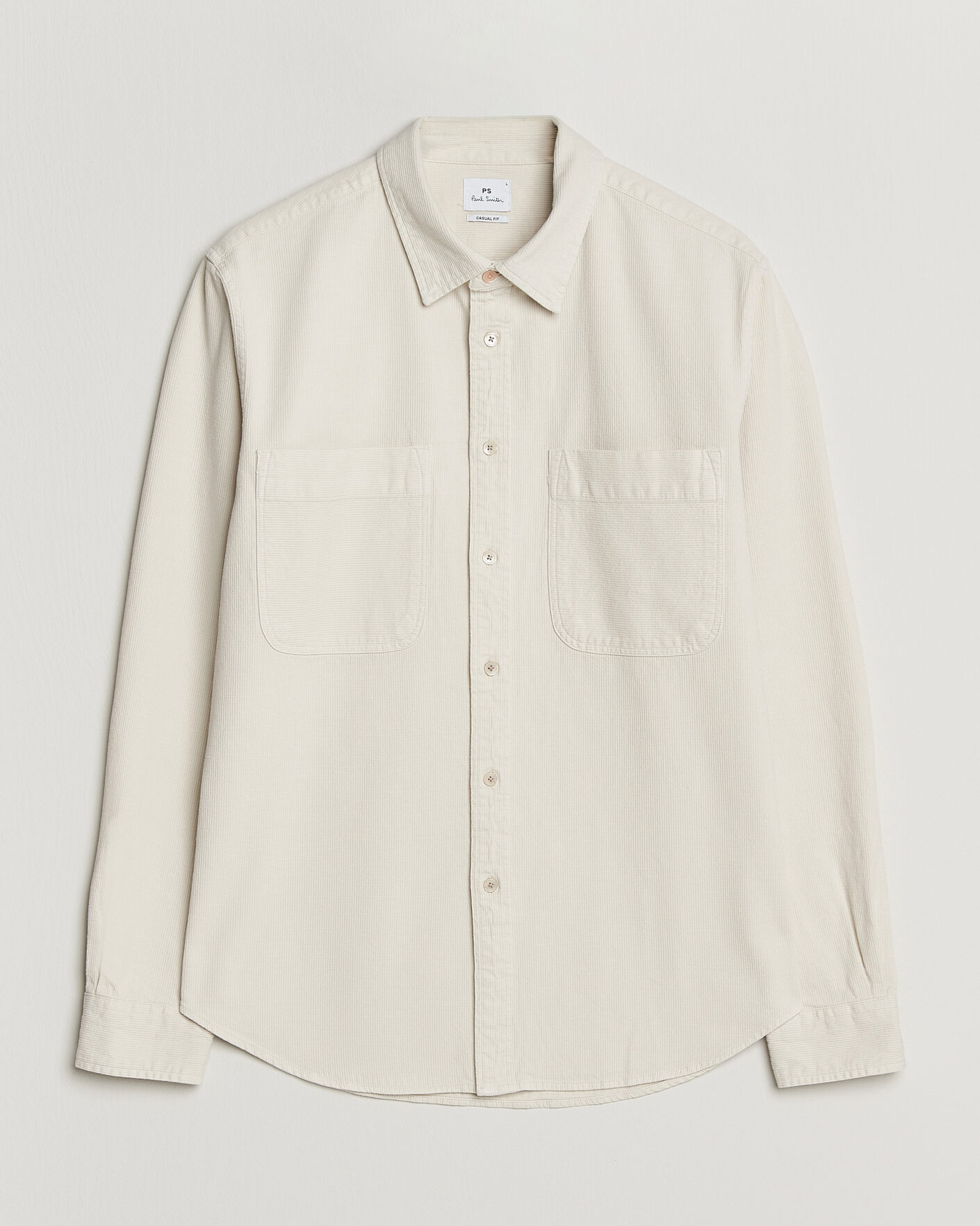 Herre | Skjorter | PS Paul Smith | Casual Fit Cotton Overshirt Off White