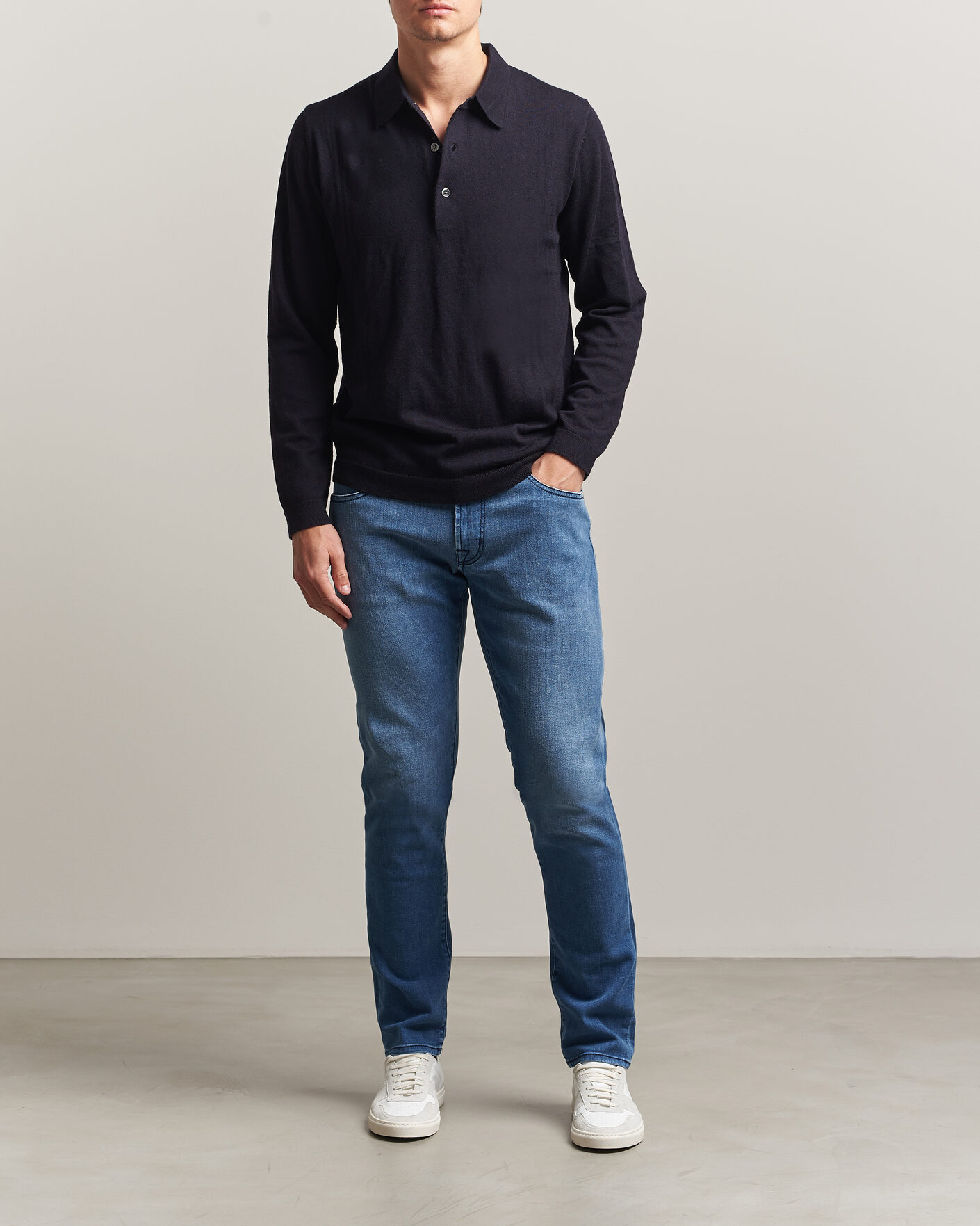 Herre | Jeans | Tramarossa | Michelangelo Stretch Relax Jeans Mid Blue