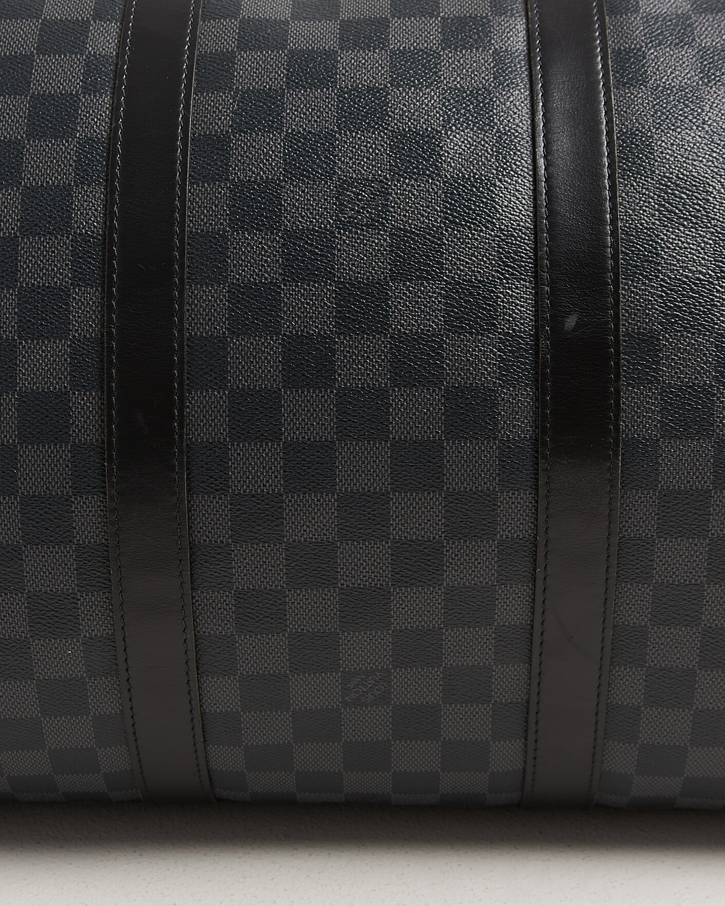 Herre | Pre-Owned & Vintage Bags | Louis Vuitton Pre-Owned | Keepall 55 Bandouliére Damier Graphite