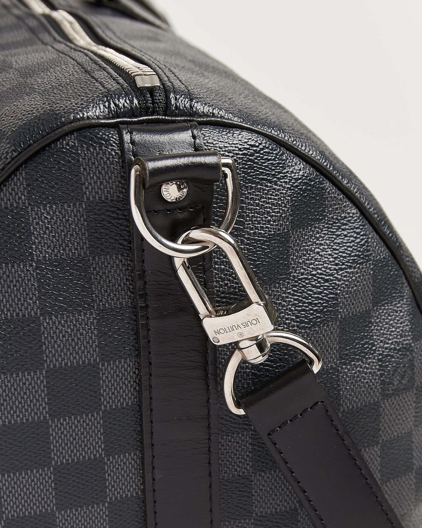 Herre | Pre-Owned & Vintage Bags | Louis Vuitton Pre-Owned | Keepall 55 Bandouliére Damier Graphite