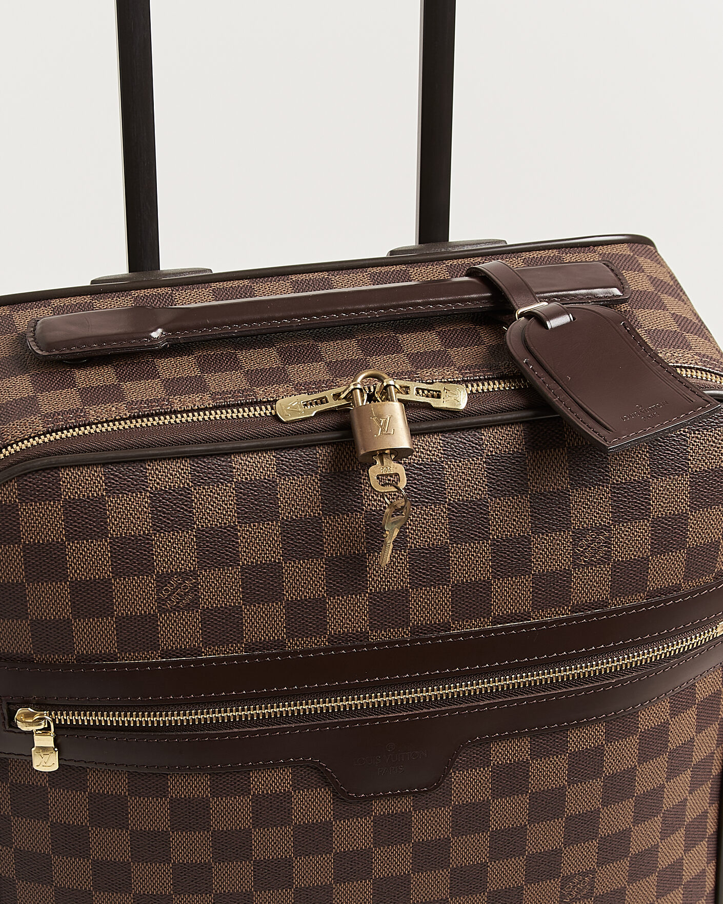 Herre | Pre-Owned & Vintage Bags | Louis Vuitton Pre-Owned | Pegase 45 Trolley Case Damier Ebene