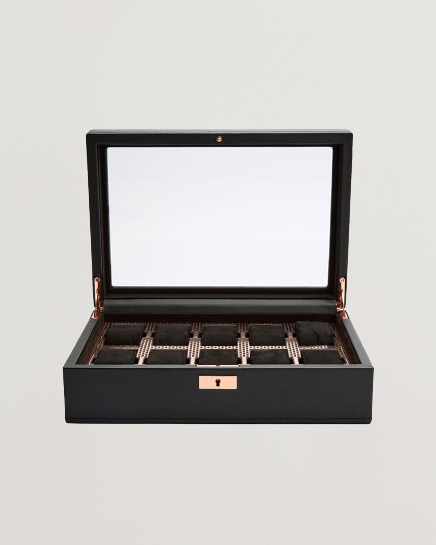 Herre | Klokke- og smykkeskrin | WOLF | Axis 10-Piece Watch Box Copper