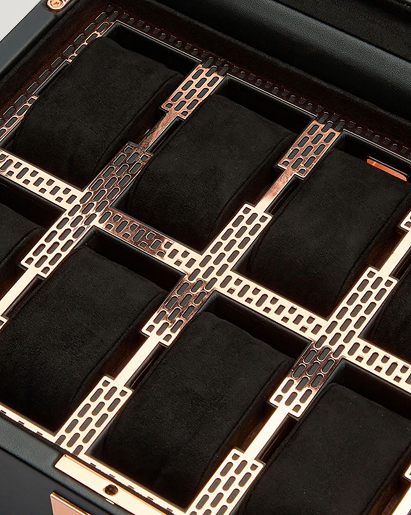Herre | Klokke- og smykkeskrin | WOLF | Axis 10-Piece Watch Box Copper