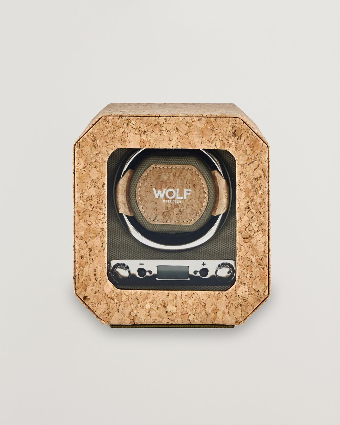 Herre | Klokke- og smykkeskrin | WOLF | Cortica Single Watch Winder Cork