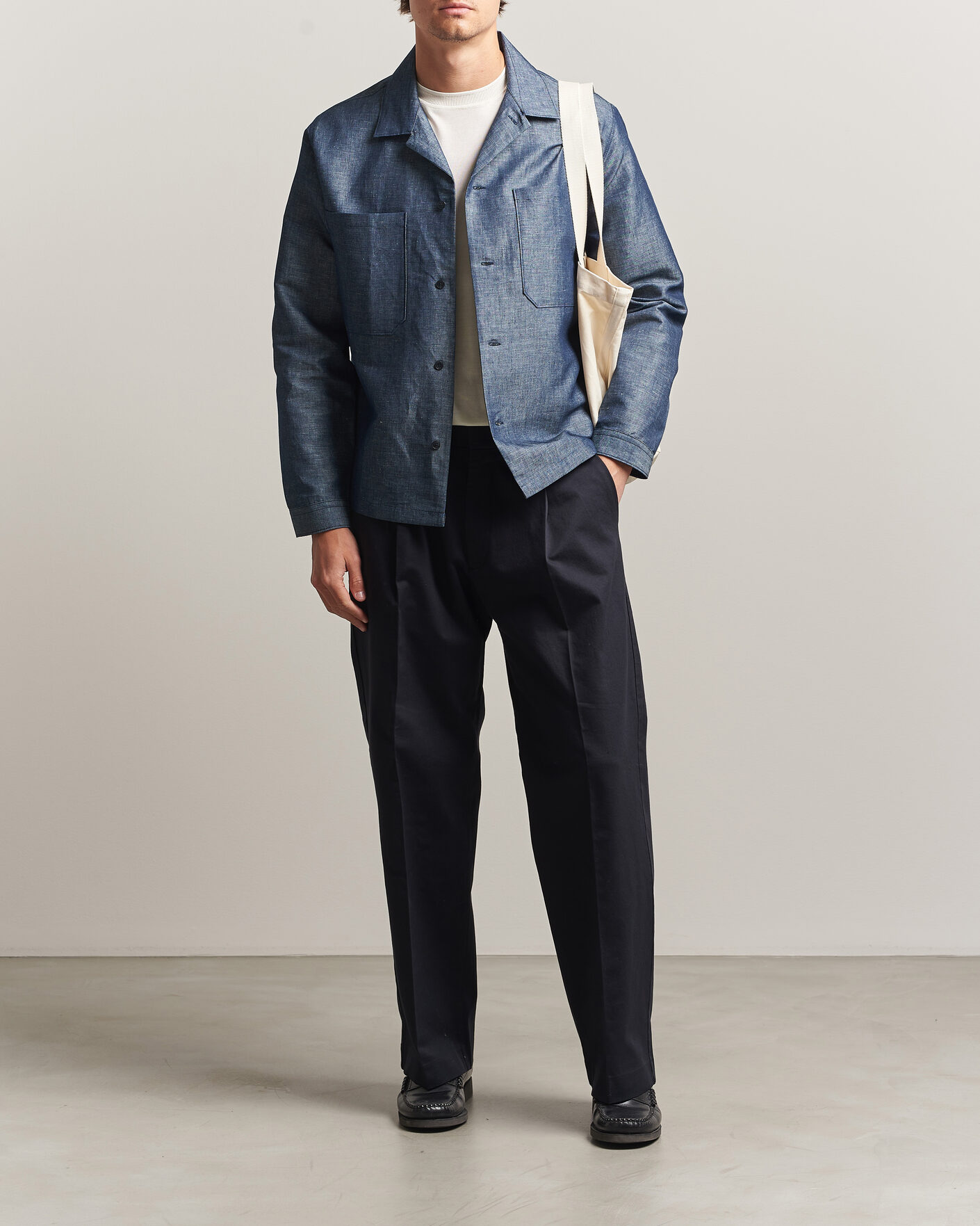 Herre | Skjorter | NN07 | Rob Denim Overshirt Raw Indigo