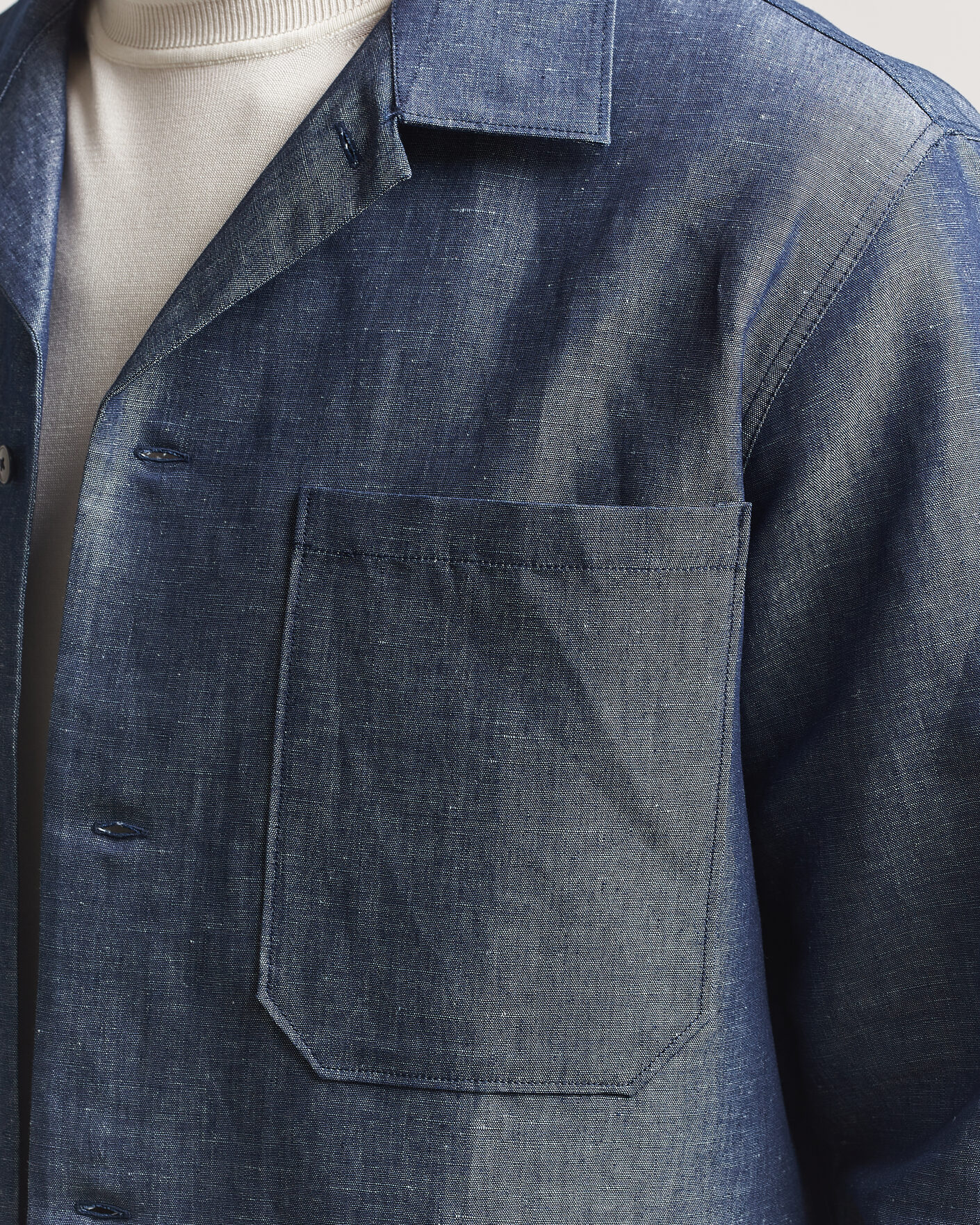 Herre | Skjorter | NN07 | Rob Denim Overshirt Raw Indigo
