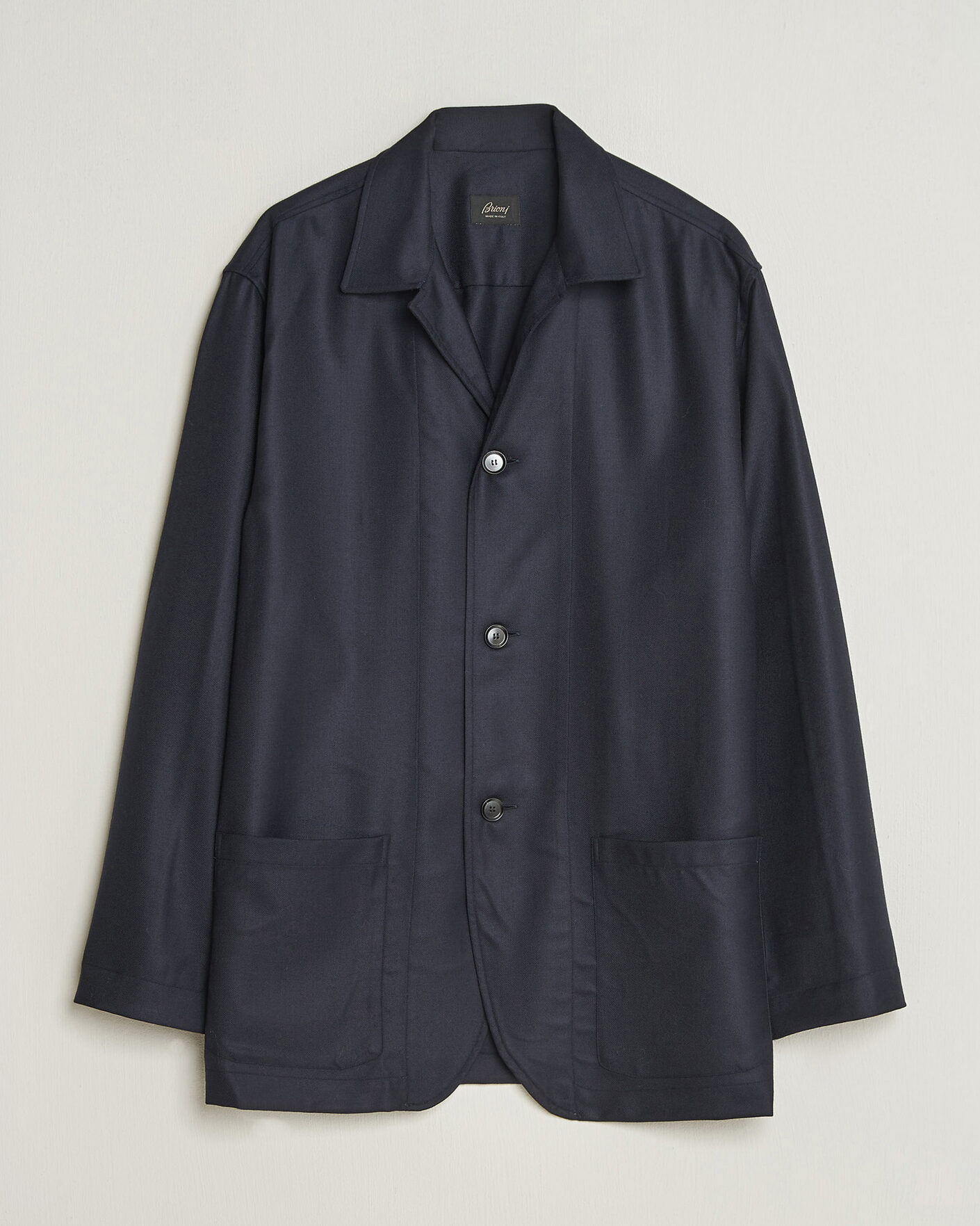 Herre | Jakker | Brioni | Wool/Cashmere Shirt Jacket Navy