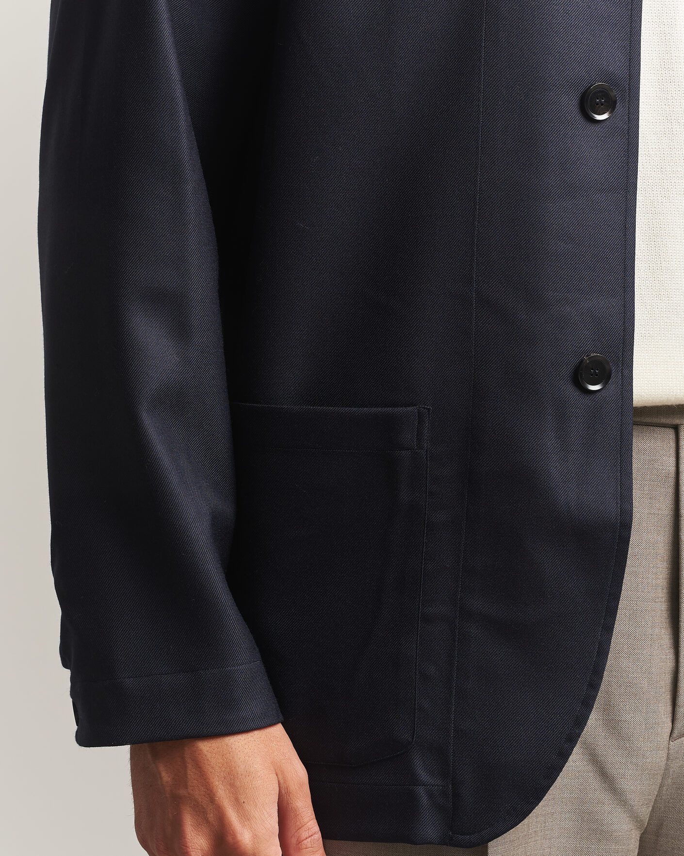 Herre | Jakker | Brioni | Wool/Cashmere Shirt Jacket Navy