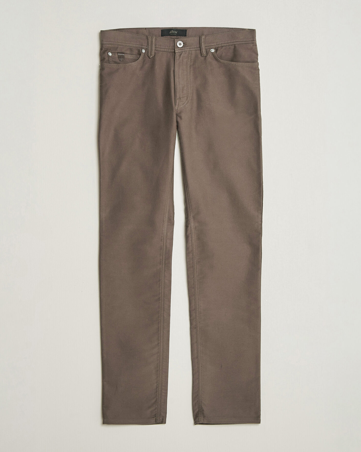 Herre | Bukser | Brioni | 5-Pocket Moleskine Pants Grey