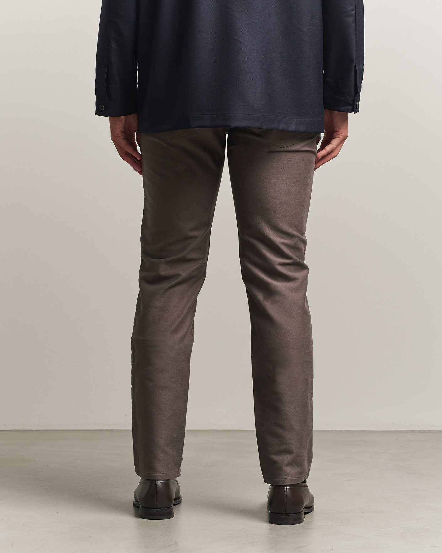 Herre | Bukser | Brioni | 5-Pocket Moleskine Pants Grey