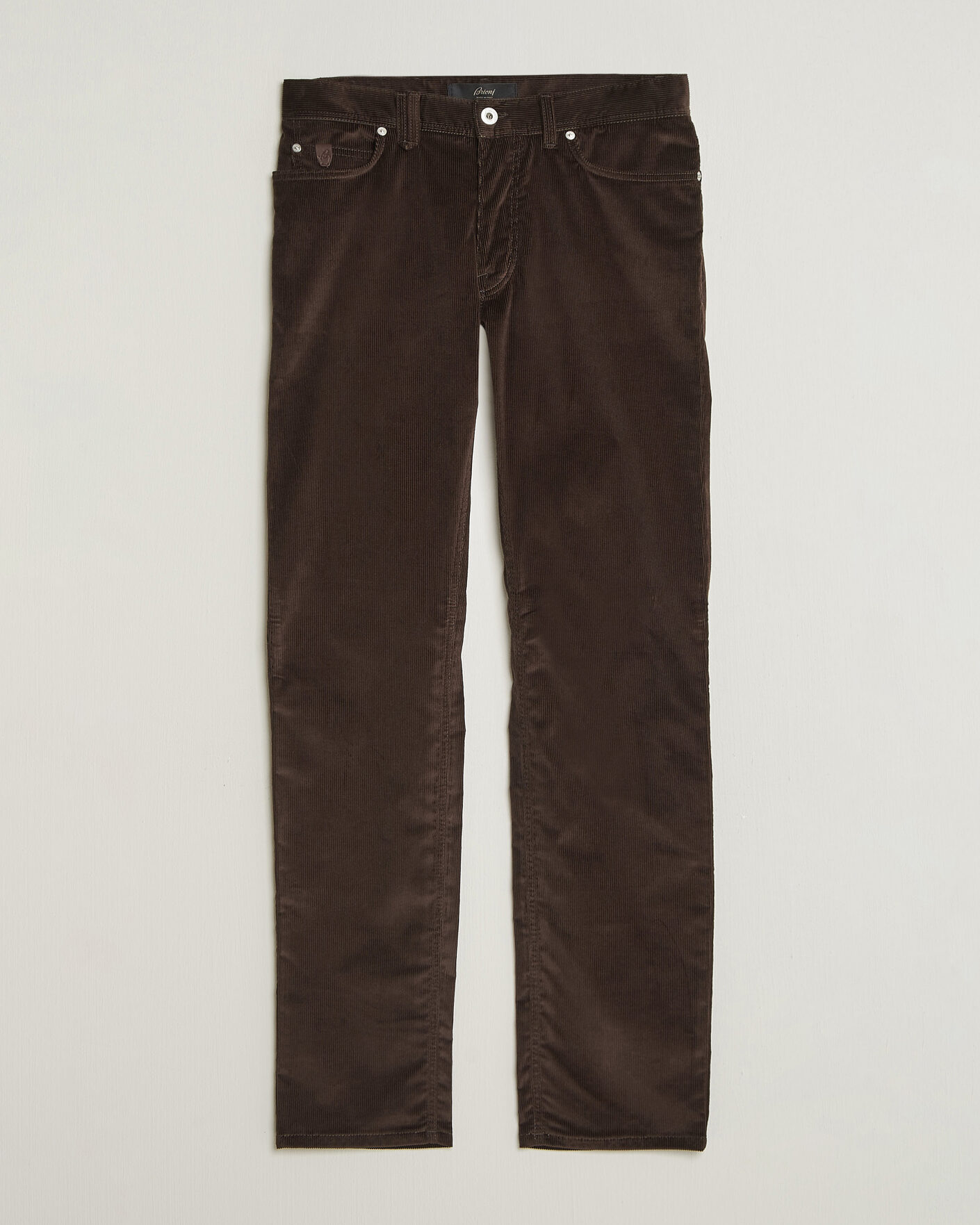 Herre | Bukser | Brioni | 5-Pocket Corduroy Pants Dark Brown