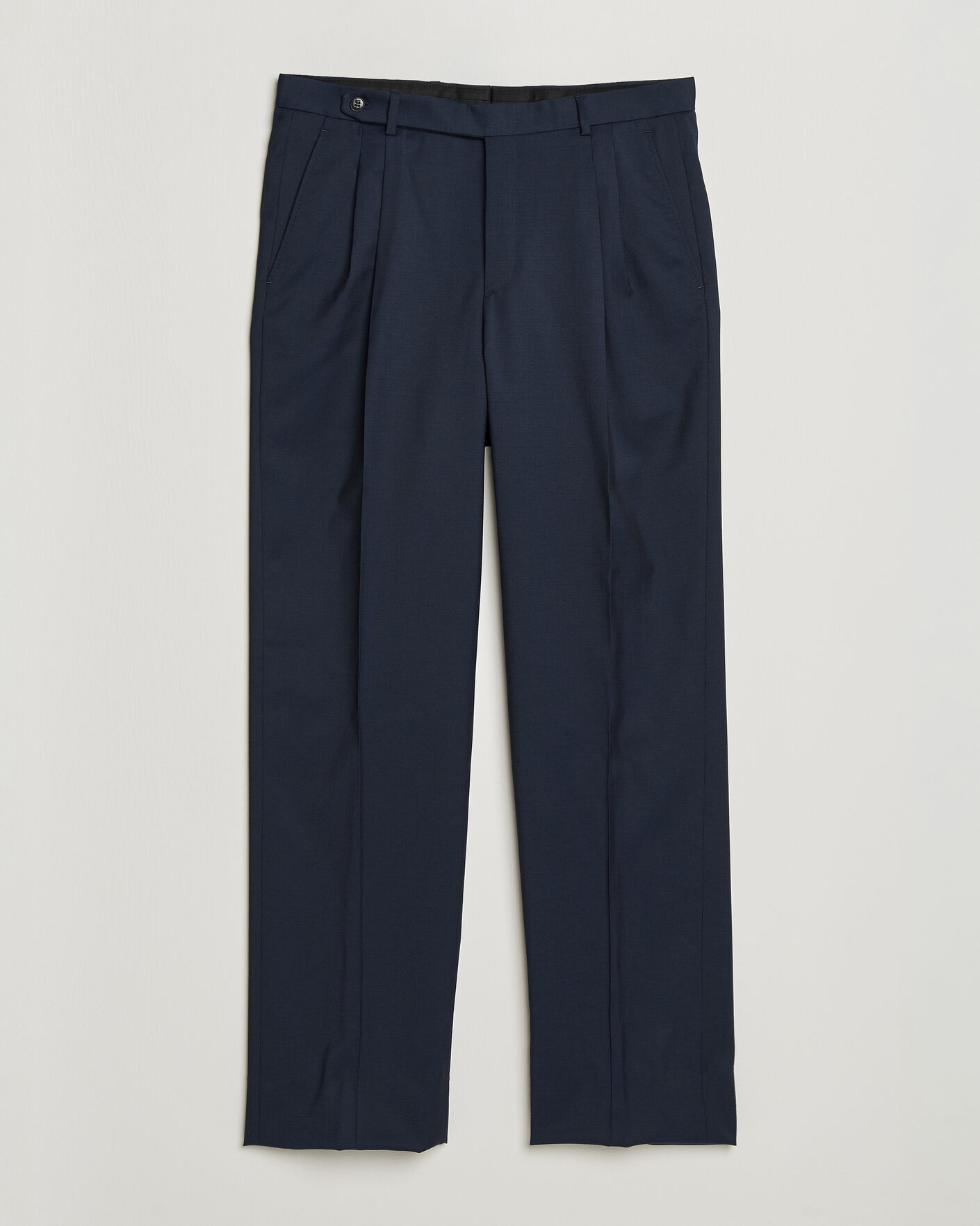 Herre | Bukser | Brioni | Capri Wool Trousers Navy