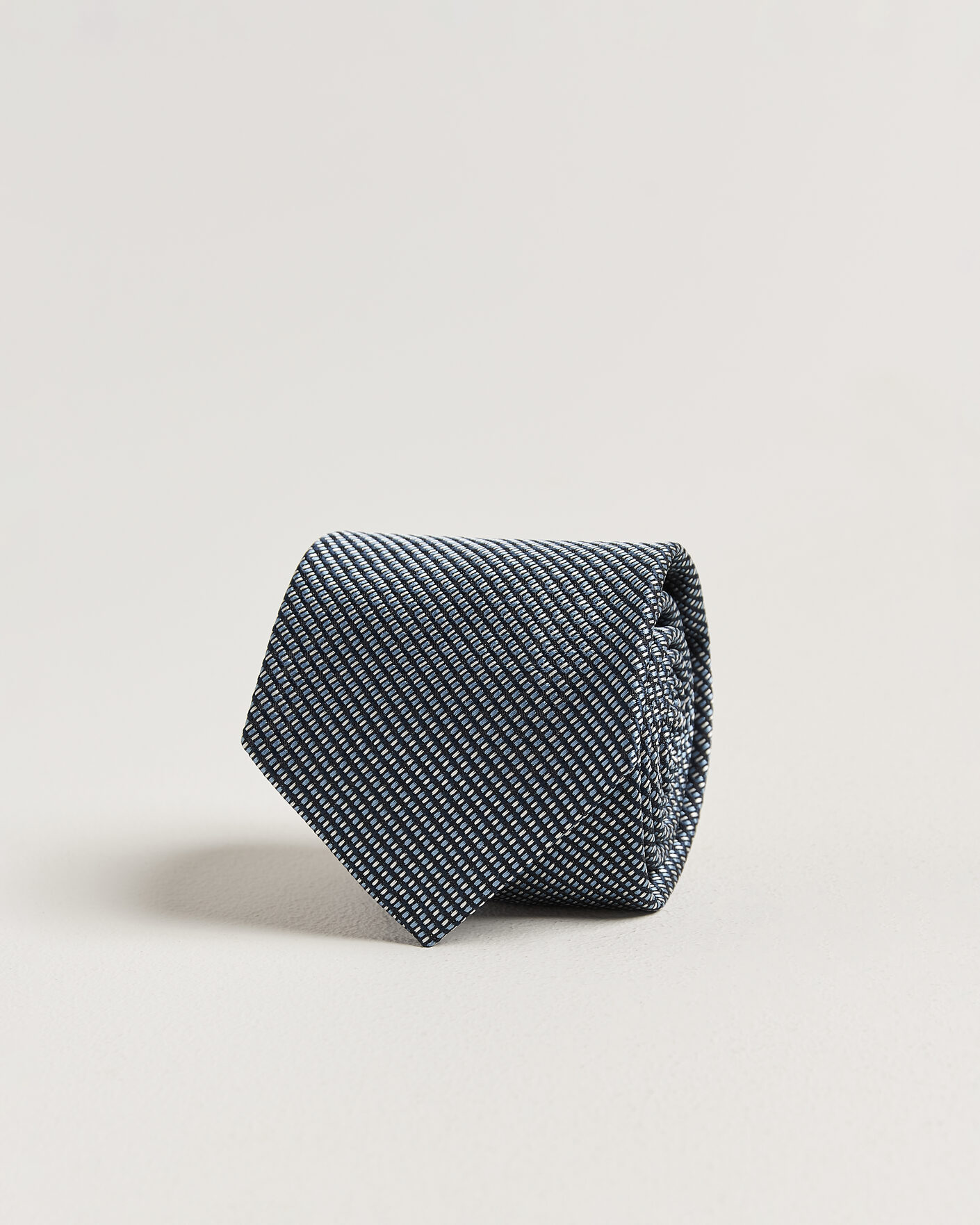 Herre | Slips | Brioni | Jacquard Silk Tie Navy