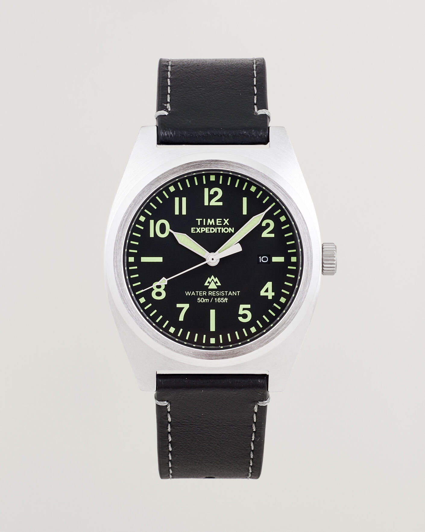 Herre | Timex Expedition North Capstone Leather Strap 39mm Black Dial | Timex | Expedition North Capstone Leather Strap 39mm Black Dial