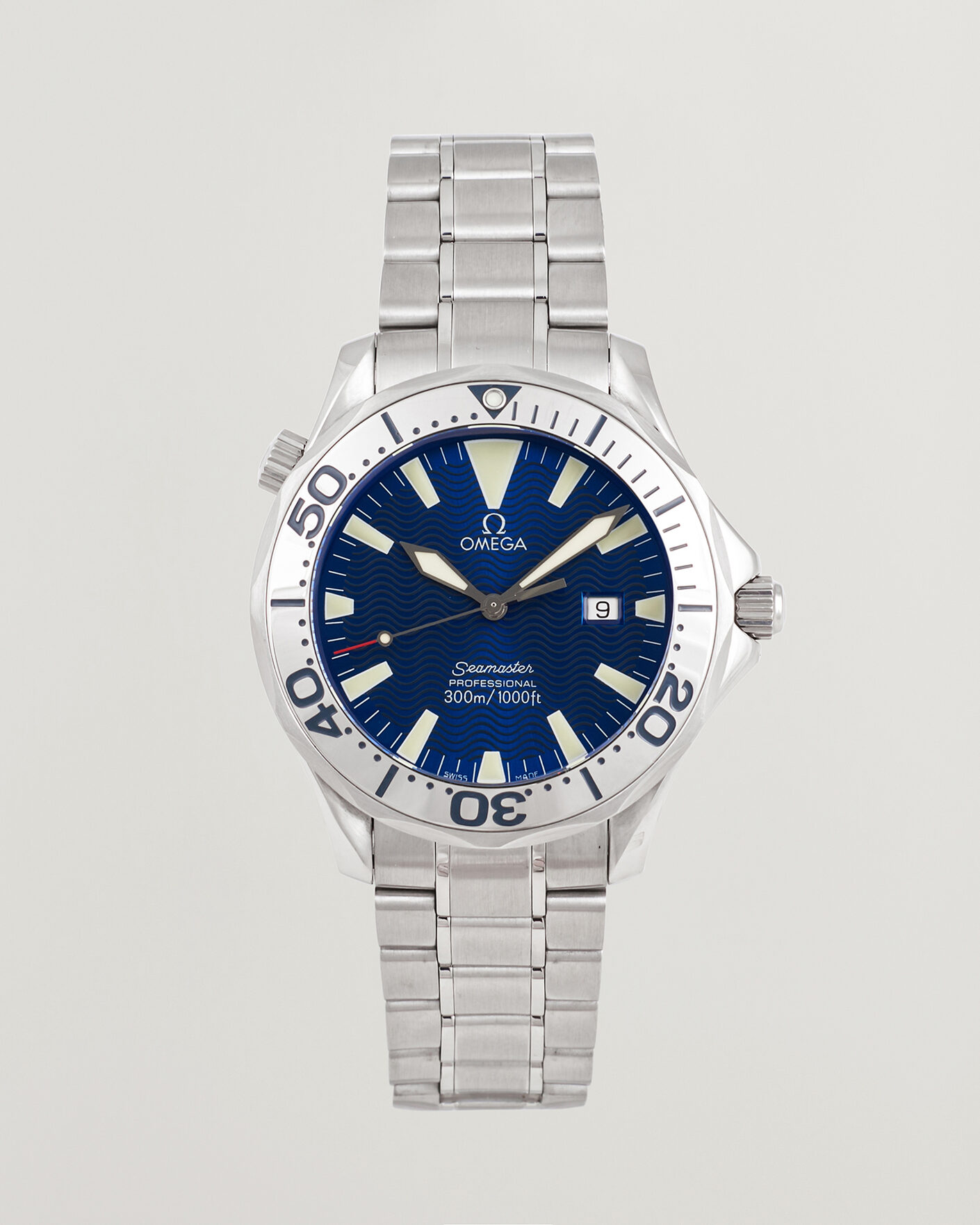 Herre | Pre-Owned & Vintage Watches | Omega Pre-Owned | Seamaster 300M Electric Blue