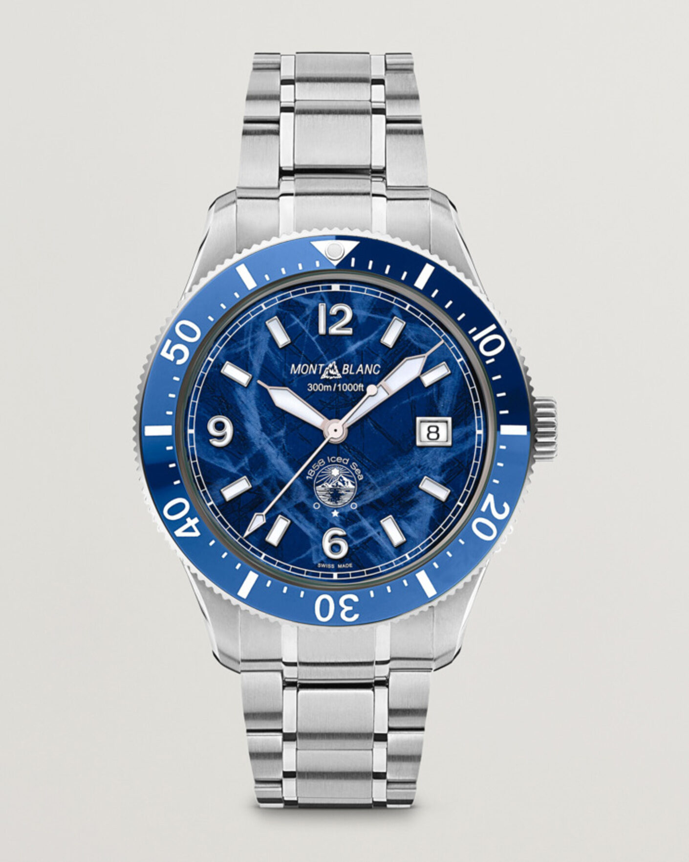 Herre | Montblanc Iced Sea Automatic Date Blue | Montblanc | Iced Sea Automatic Date Blue