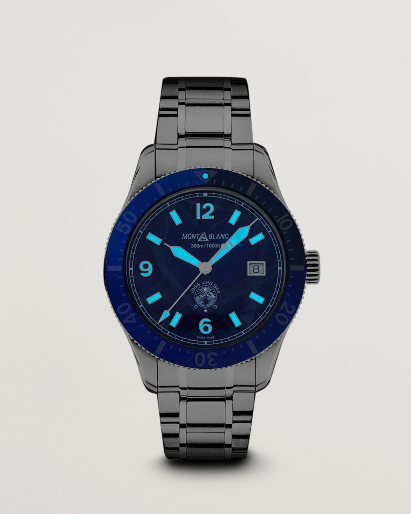 Herre | Montblanc Iced Sea Automatic Date Blue | Montblanc | Iced Sea Automatic Date Blue